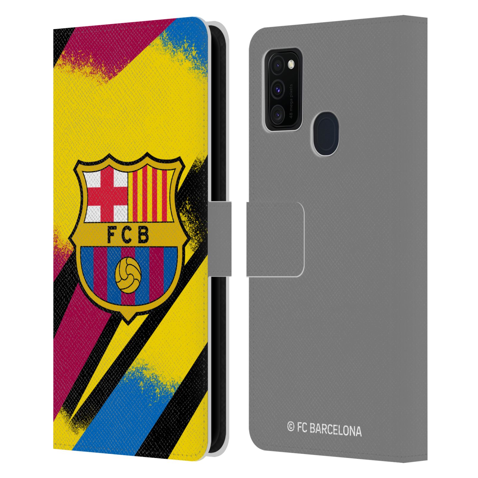 Pouzdro na mobil Samsung Galaxy M21 - HEAD CASE - FC Barcelona - Dres Gólman