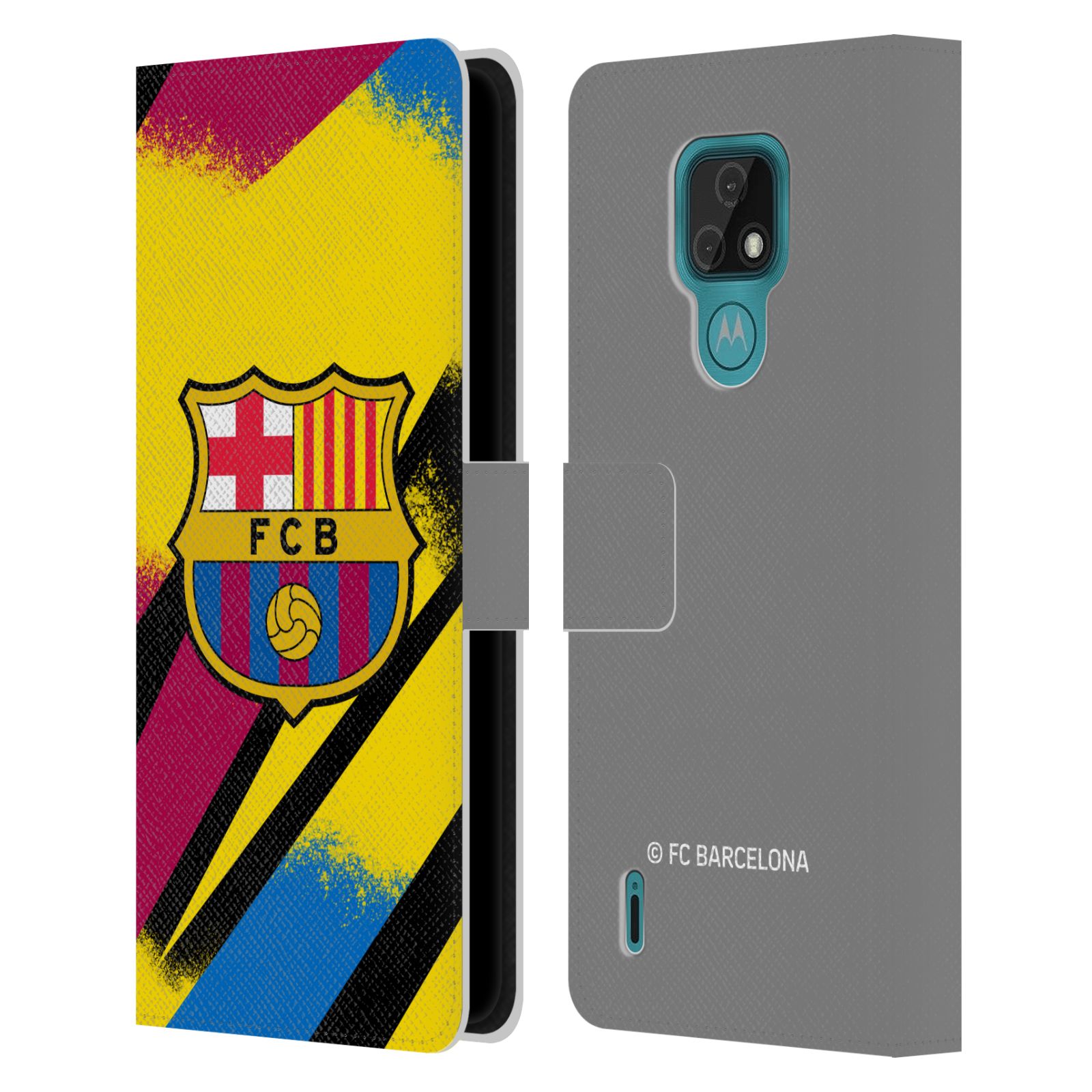 Pouzdro na mobil Motorola Moto E7 - HEAD CASE - FC Barcelona - Dres Gólman