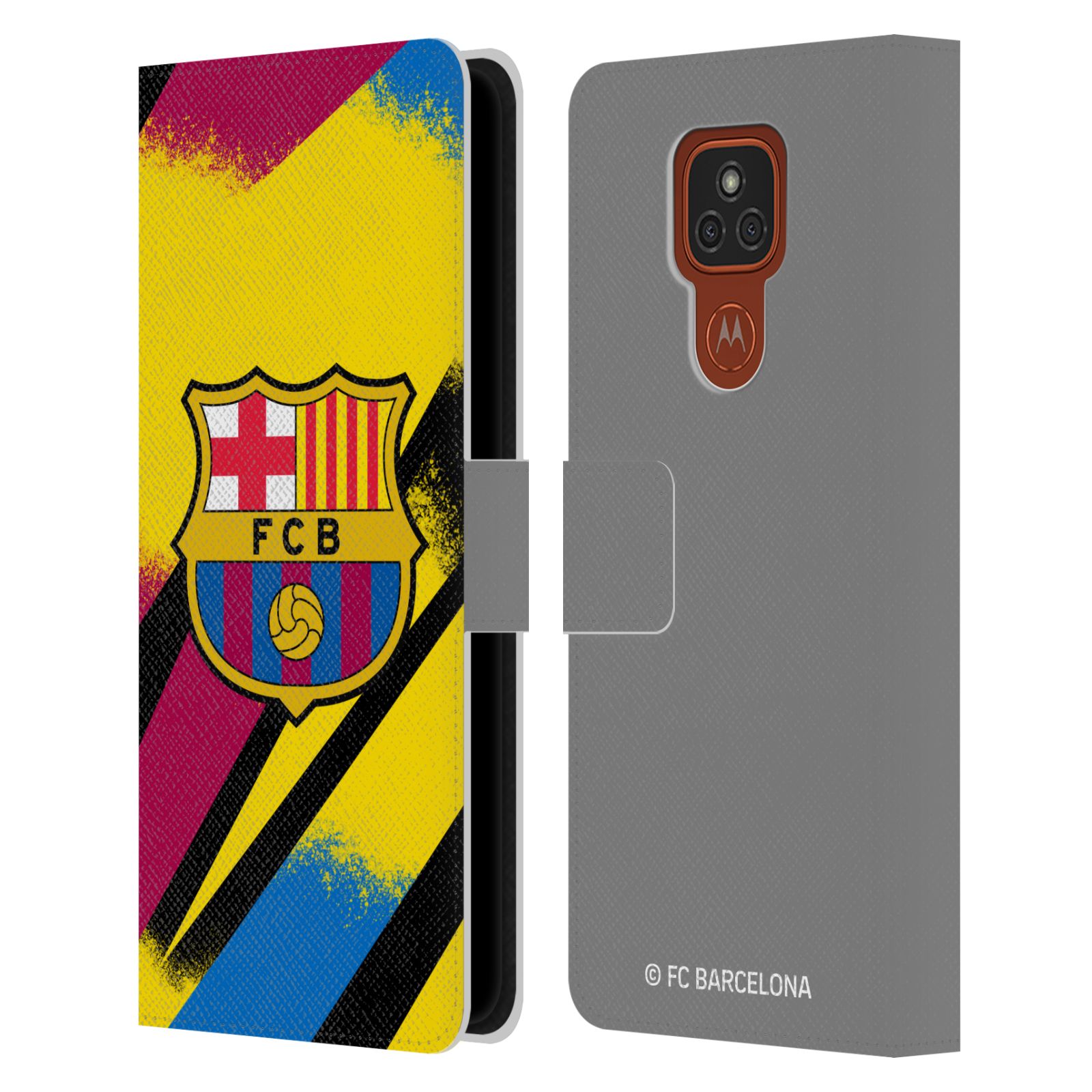Pouzdro na mobil Motorola Moto E7 Plus - HEAD CASE - FC Barcelona - Dres Gólman