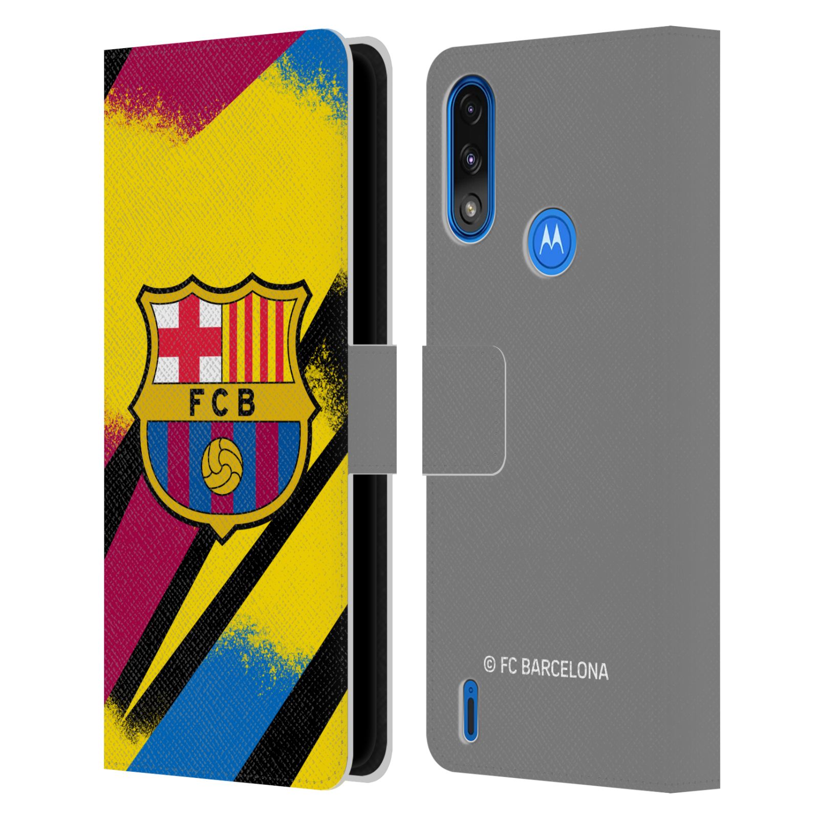 Pouzdro na mobil Motorola Moto E7 POWER - HEAD CASE - FC Barcelona - Dres Gólman