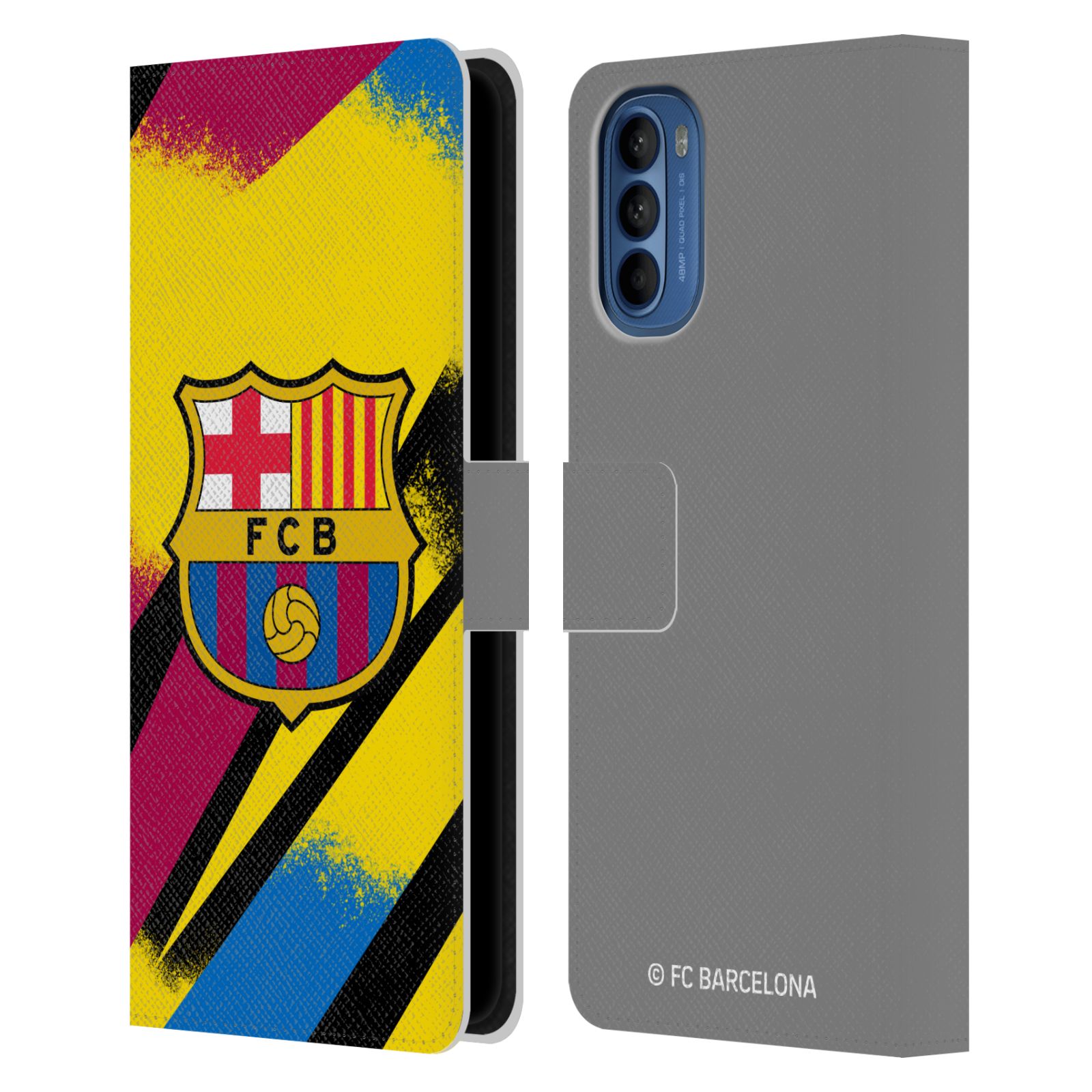 Pouzdro na mobil Motorola Moto G41 - HEAD CASE - FC Barcelona - Dres Gólman
