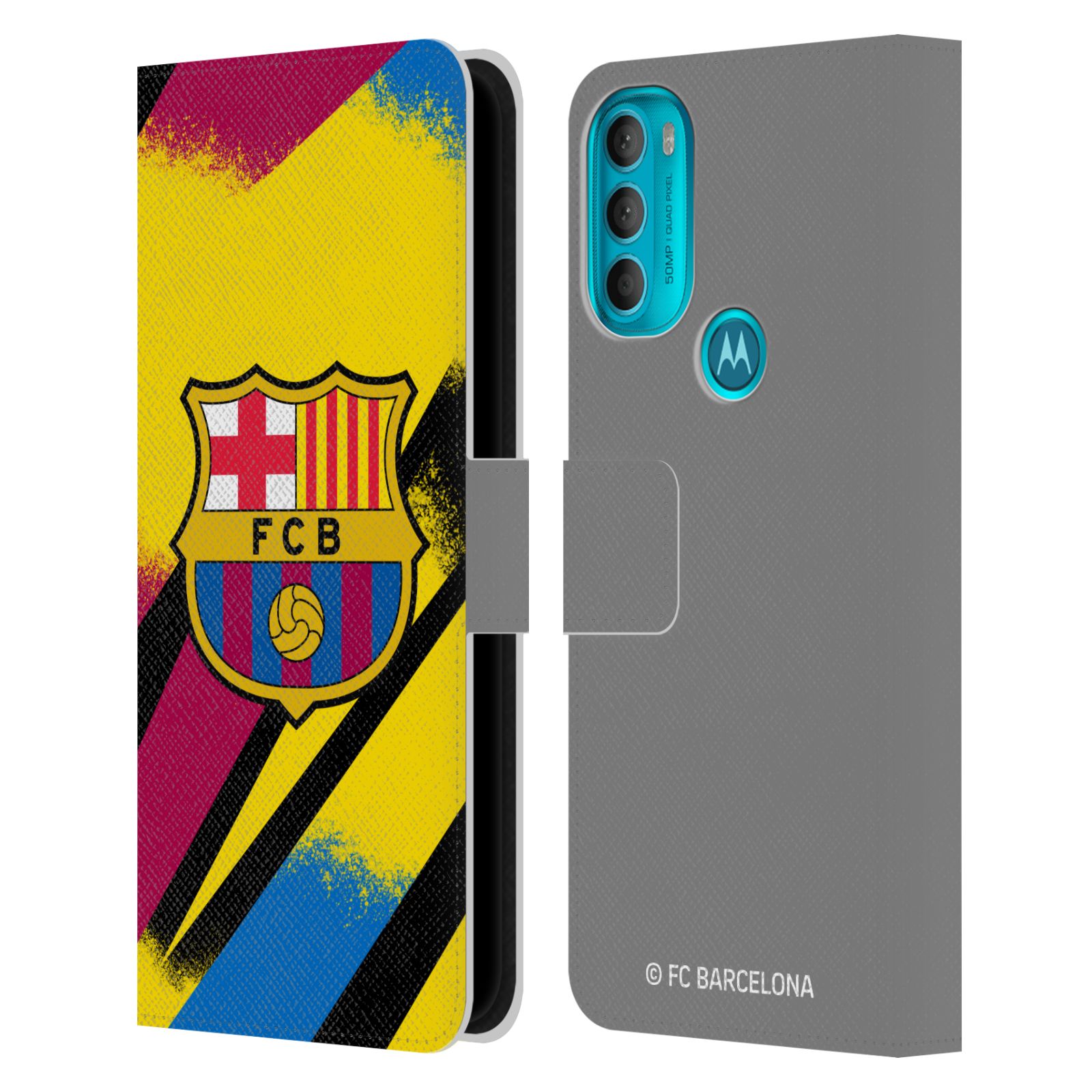 Pouzdro na mobil Motorola Moto G71 5G - HEAD CASE - FC Barcelona - Dres Gólman