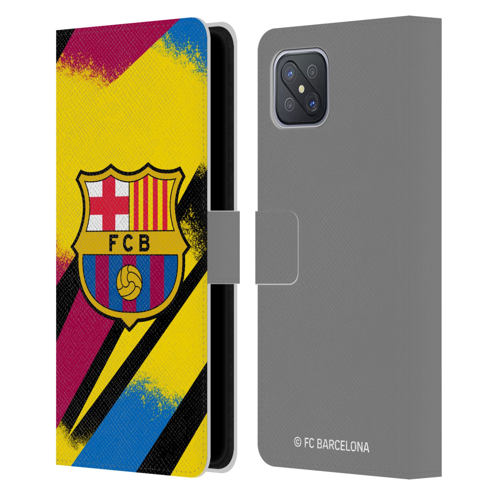 Pouzdro na mobil Oppo A92s - HEAD CASE - FC Barcelona - Dres Gólman
