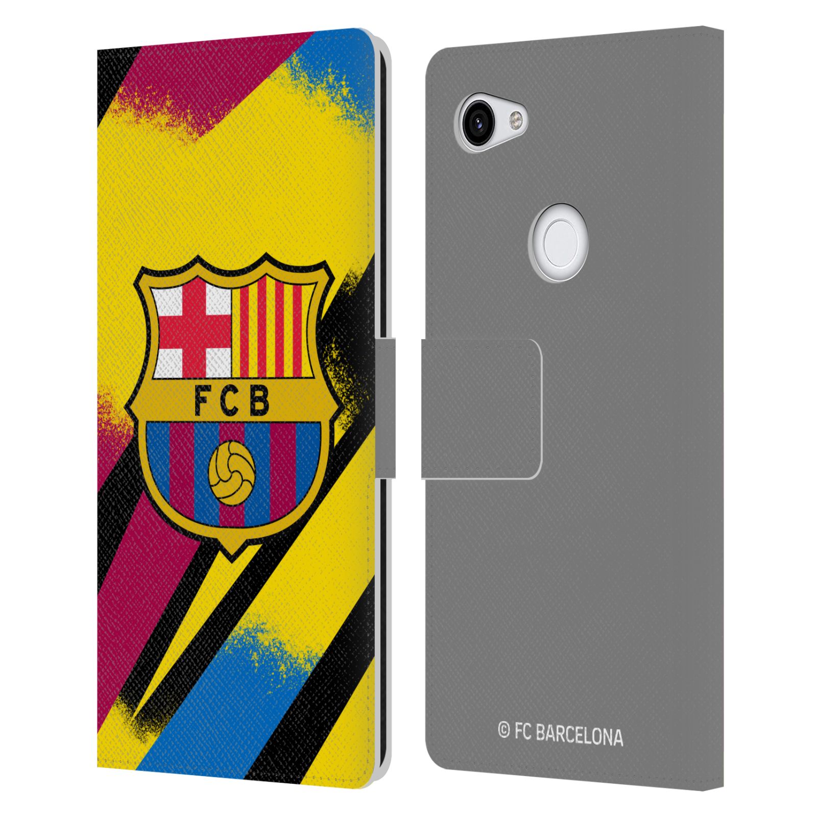 Pouzdro na mobil Google Pixel 3A XL  - HEAD CASE - FC Barcelona - Dres Gólman