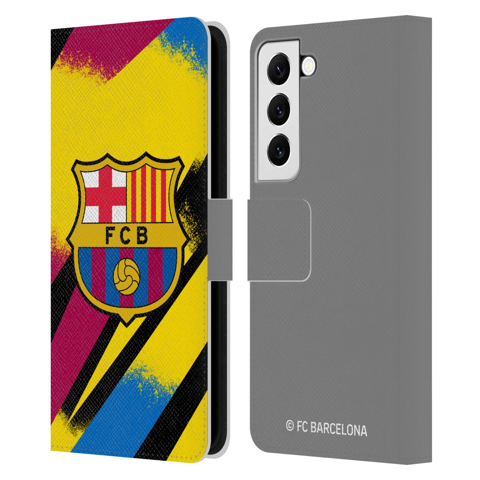Pouzdro na mobil Samsung Galaxy S22 5G - HEAD CASE - FC Barcelona - Dres Gólman