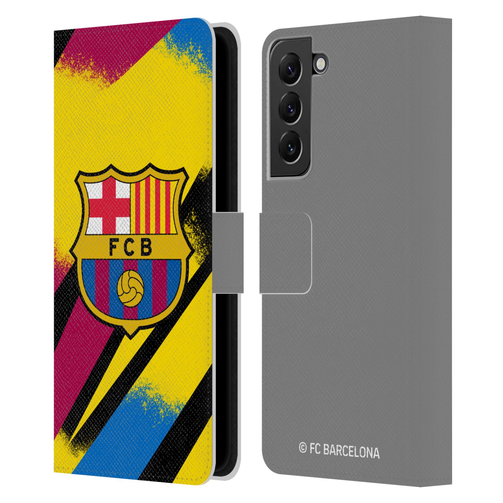 Pouzdro na mobil Samsung Galaxy S22+ 5G - HEAD CASE - FC Barcelona - Dres Gólman