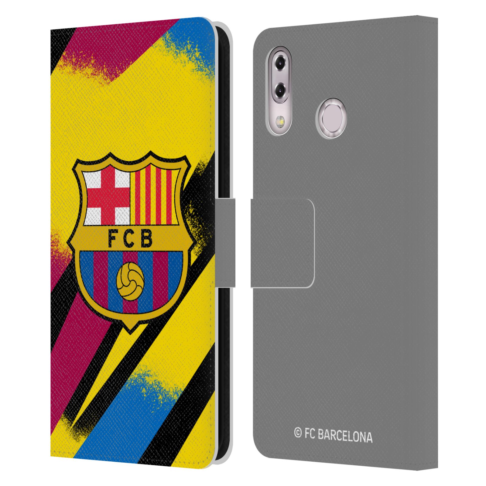 Pouzdro na mobil Asus Zenfone 5z ZS620KL, 5 ZE620KL  - HEAD CASE - FC Barcelona - Dres Gólman