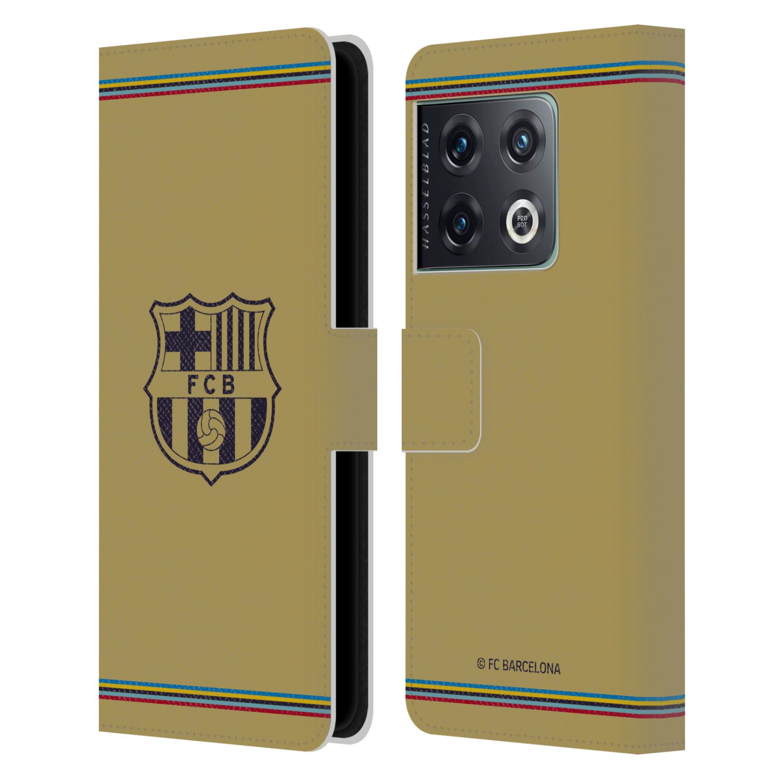 Pouzdro na mobil OnePlus 10 PRO - HEAD CASE - FC Barcelona - 22/23 Venkovní dres béžová