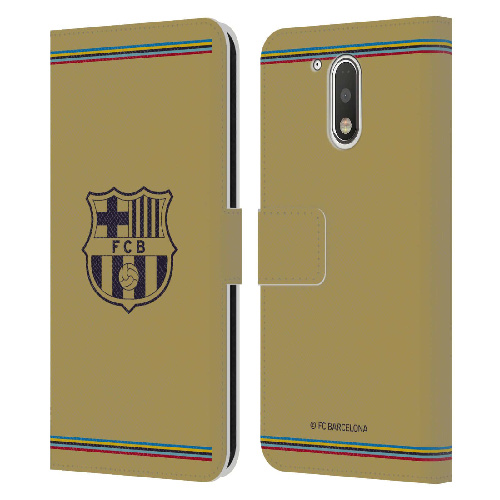 Pouzdro na mobil Motorola Moto G41 - HEAD CASE - FC Barcelona - 22/23 Venkovní dres béžová