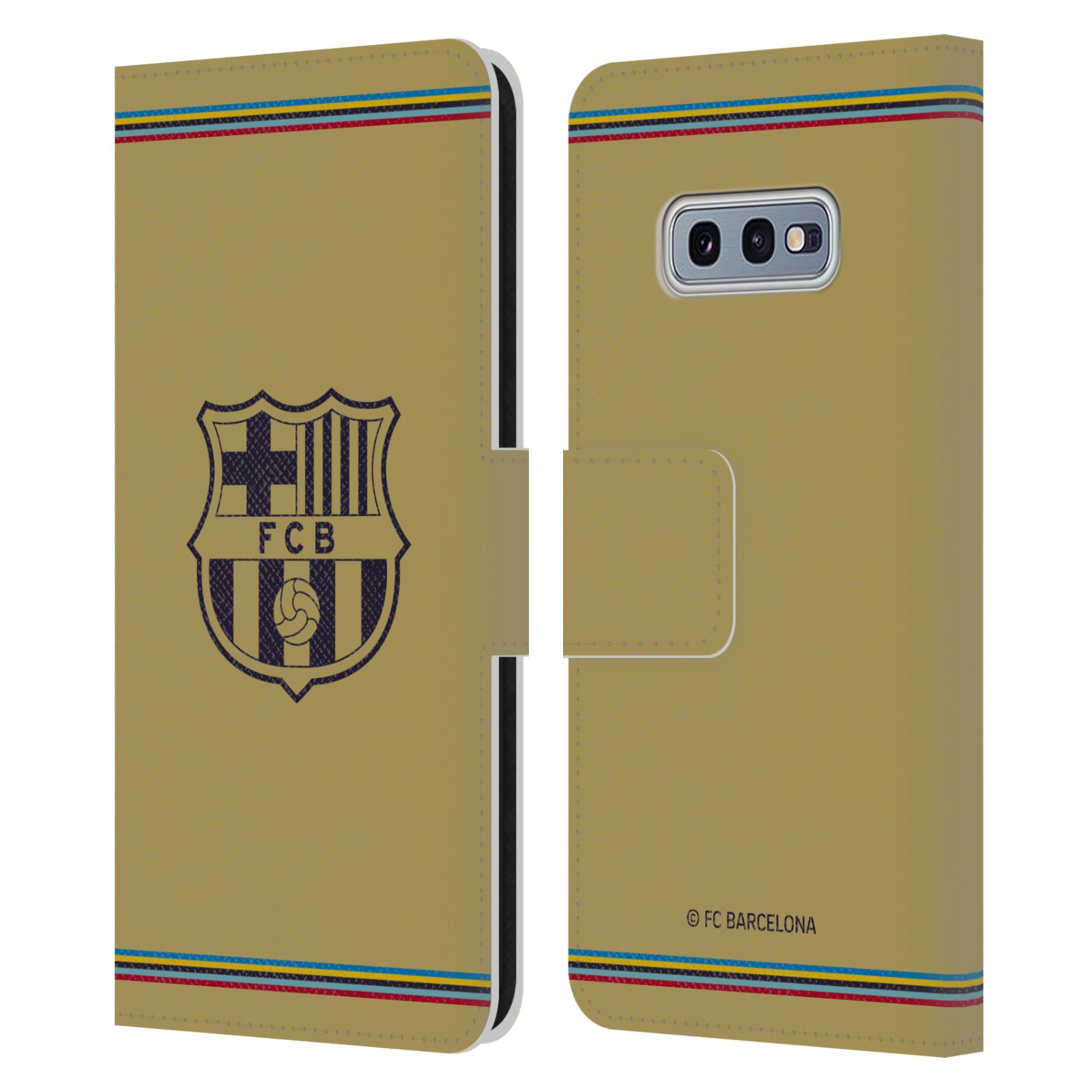Pouzdro na mobil Samsung Galaxy S10e  - HEAD CASE - FC Barcelona - 22/23 Venkovní dres béžová