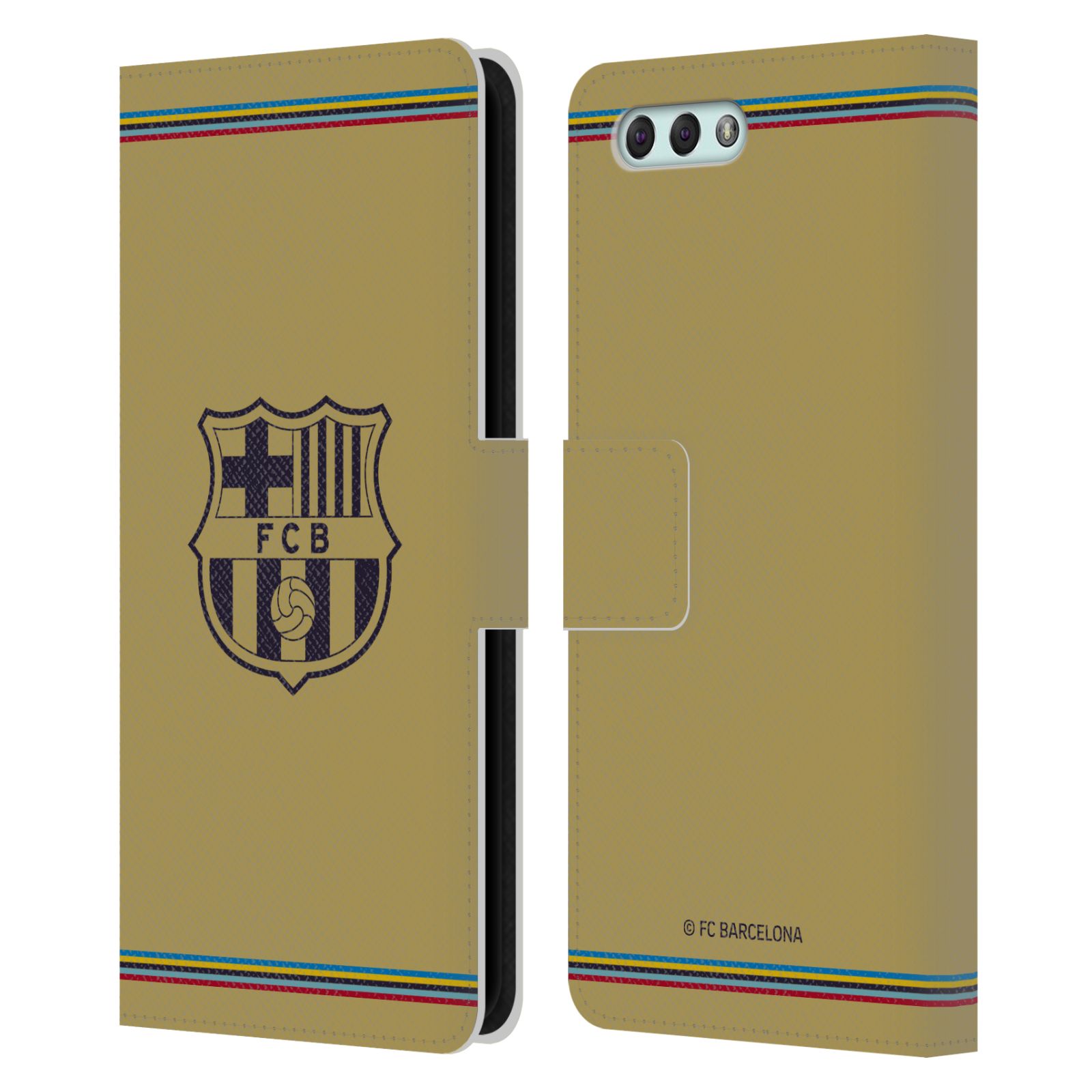 Pouzdro na mobil Asus Zenfone 4 ZE554KL  - HEAD CASE - FC Barcelona - 22/23 Venkovní dres béžová
