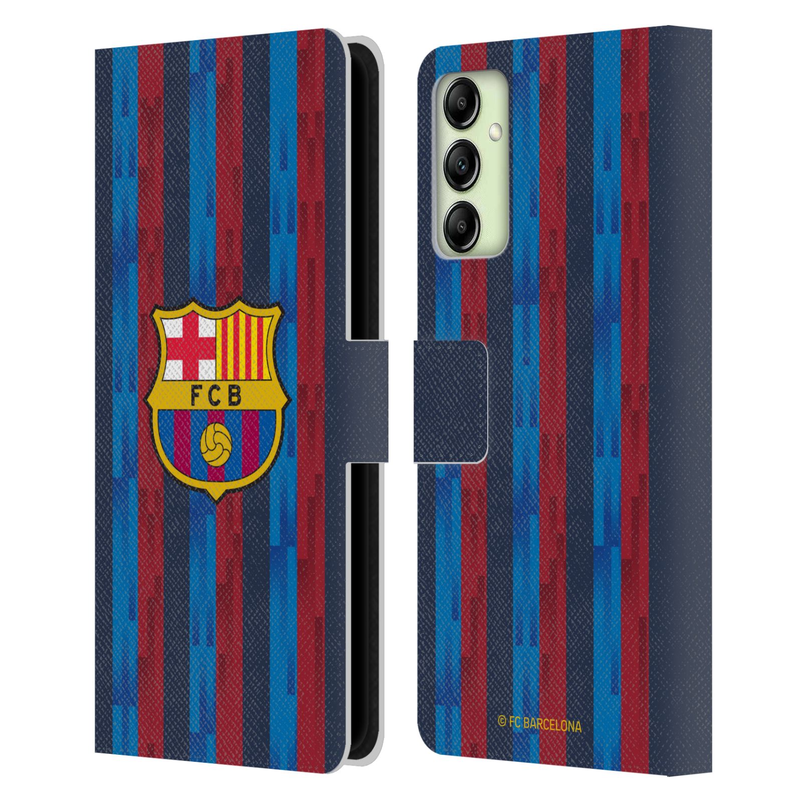 Pouzdro na mobil Samsung Galaxy A14 - HEAD CASE - FC Barcelona - Domácí dres 22/23
