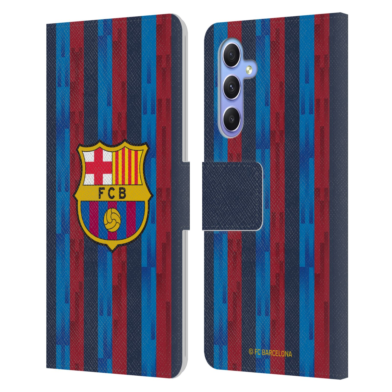Pouzdro na mobil Samsung Galaxy A34 5G - HEAD CASE - FC Barcelona - Domácí dres 22/23