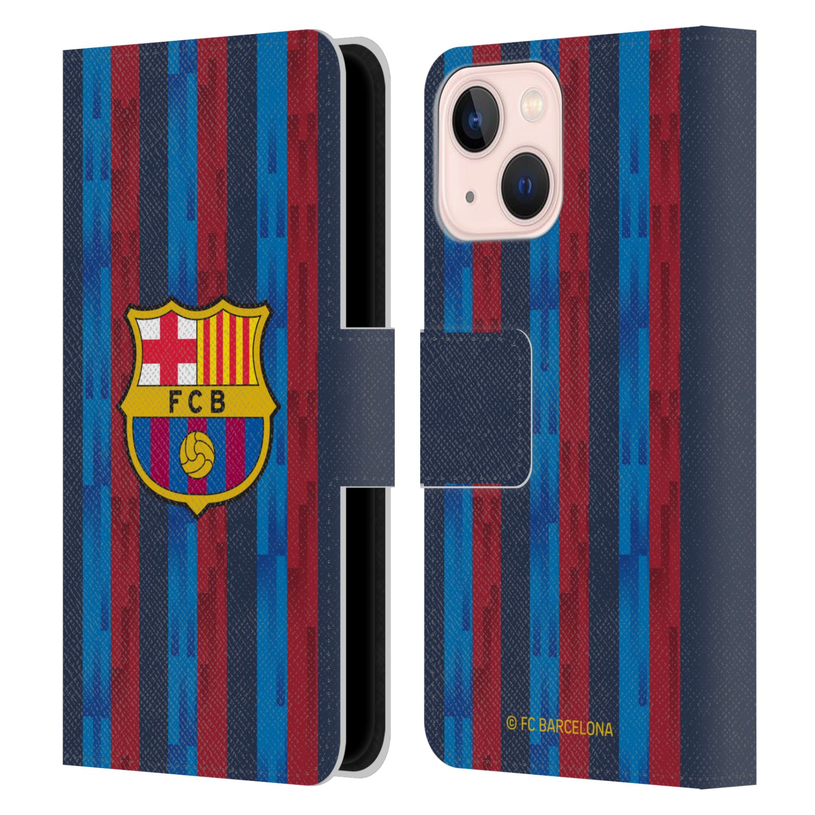 Pouzdro na mobil Apple Iphone 13 MINI - HEAD CASE - FC Barcelona - Domácí dres 22/23