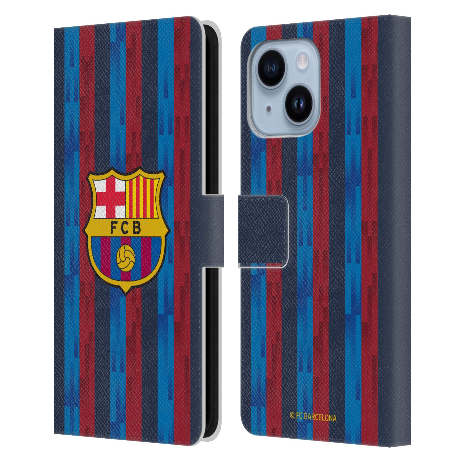 Pouzdro na mobil Apple Iphone 14 PLUS - HEAD CASE - FC Barcelona - Domácí dres 22/23