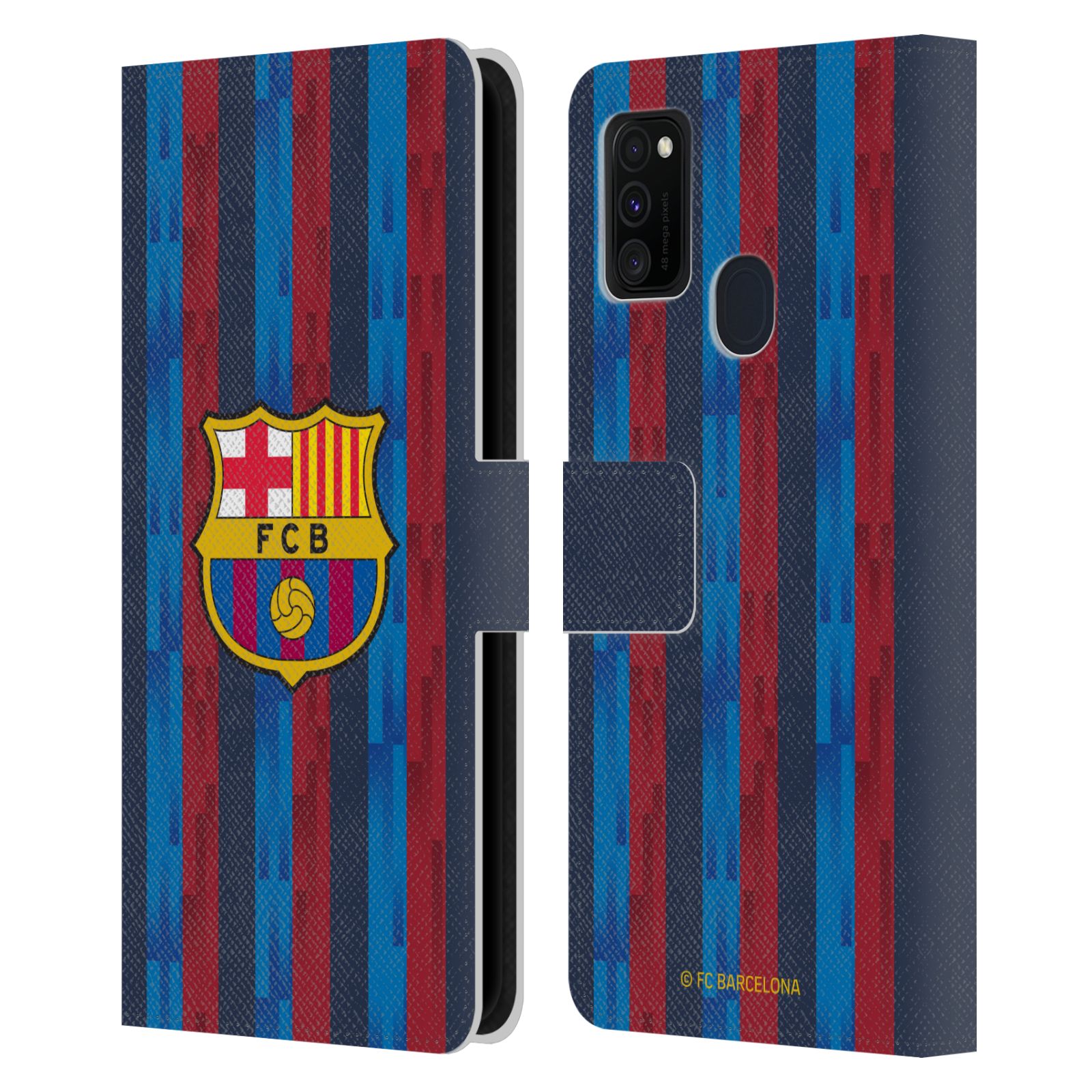 Pouzdro na mobil Samsung Galaxy M21 - HEAD CASE - FC Barcelona - Domácí dres 22/23