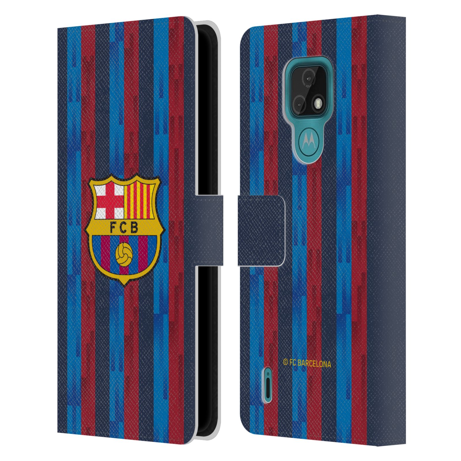 Pouzdro na mobil Motorola Moto E7 - HEAD CASE - FC Barcelona - Domácí dres 22/23