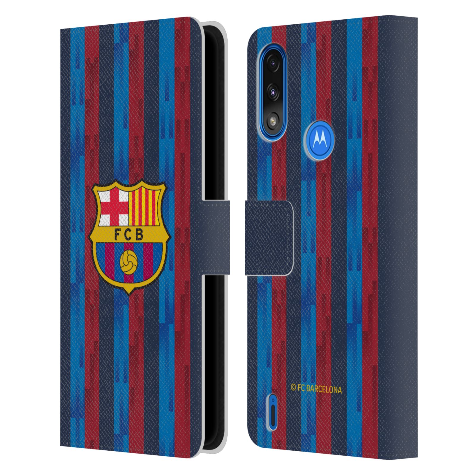Pouzdro na mobil Motorola Moto E7 POWER - HEAD CASE - FC Barcelona - Domácí dres 22/23