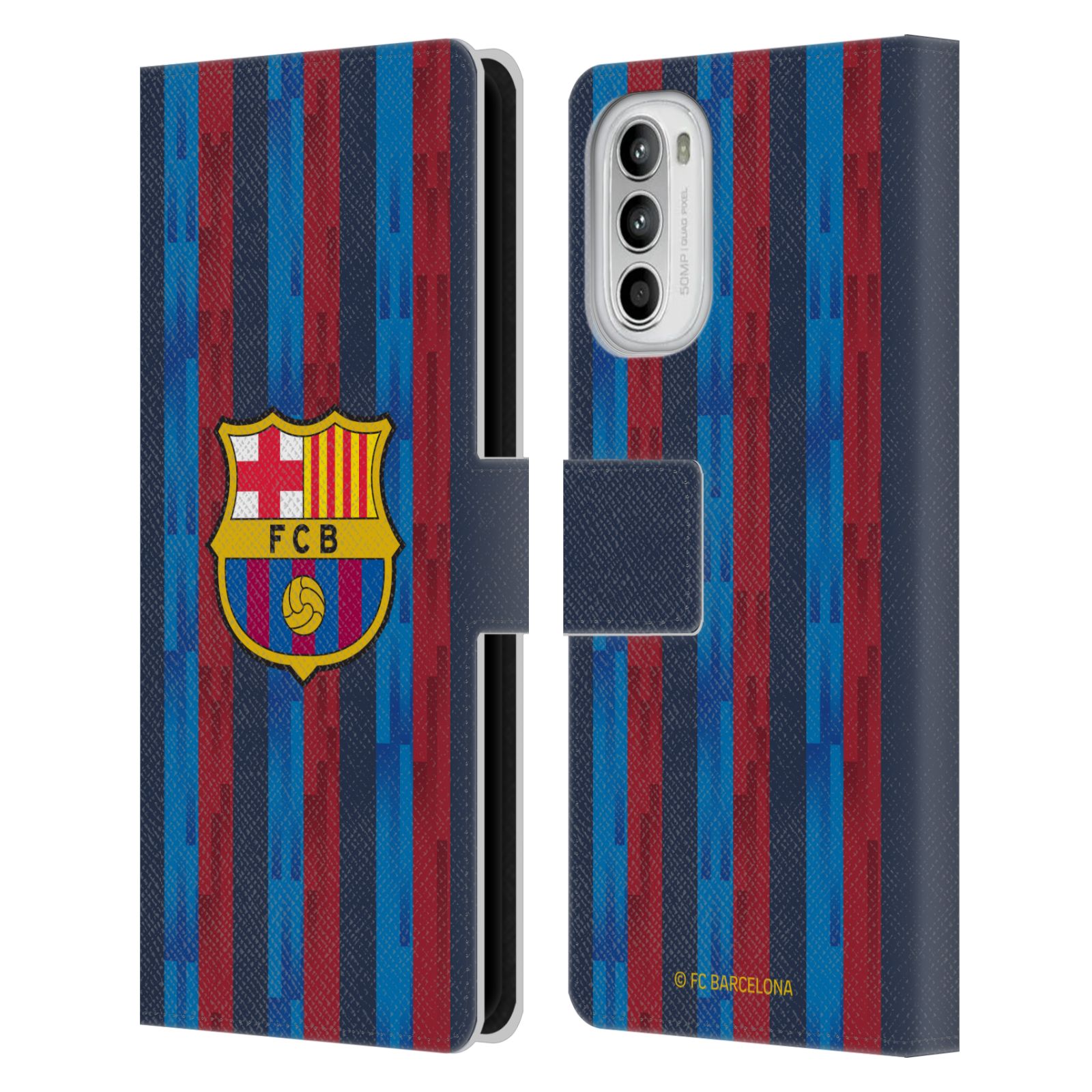 Pouzdro na mobil Motorola Moto G52 - HEAD CASE - FC Barcelona - Domácí dres 22/23