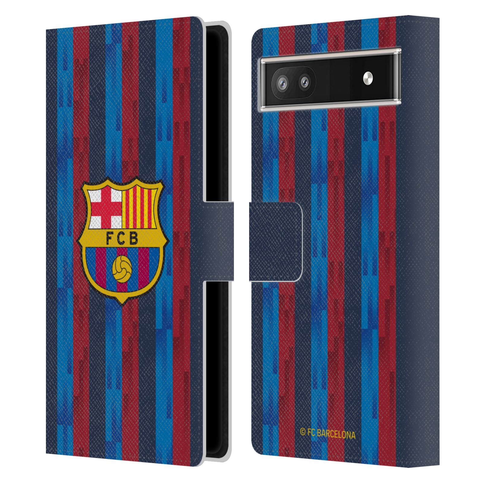 Pouzdro na mobil Google Pixel 6A  - HEAD CASE - FC Barcelona - Domácí dres 22/23