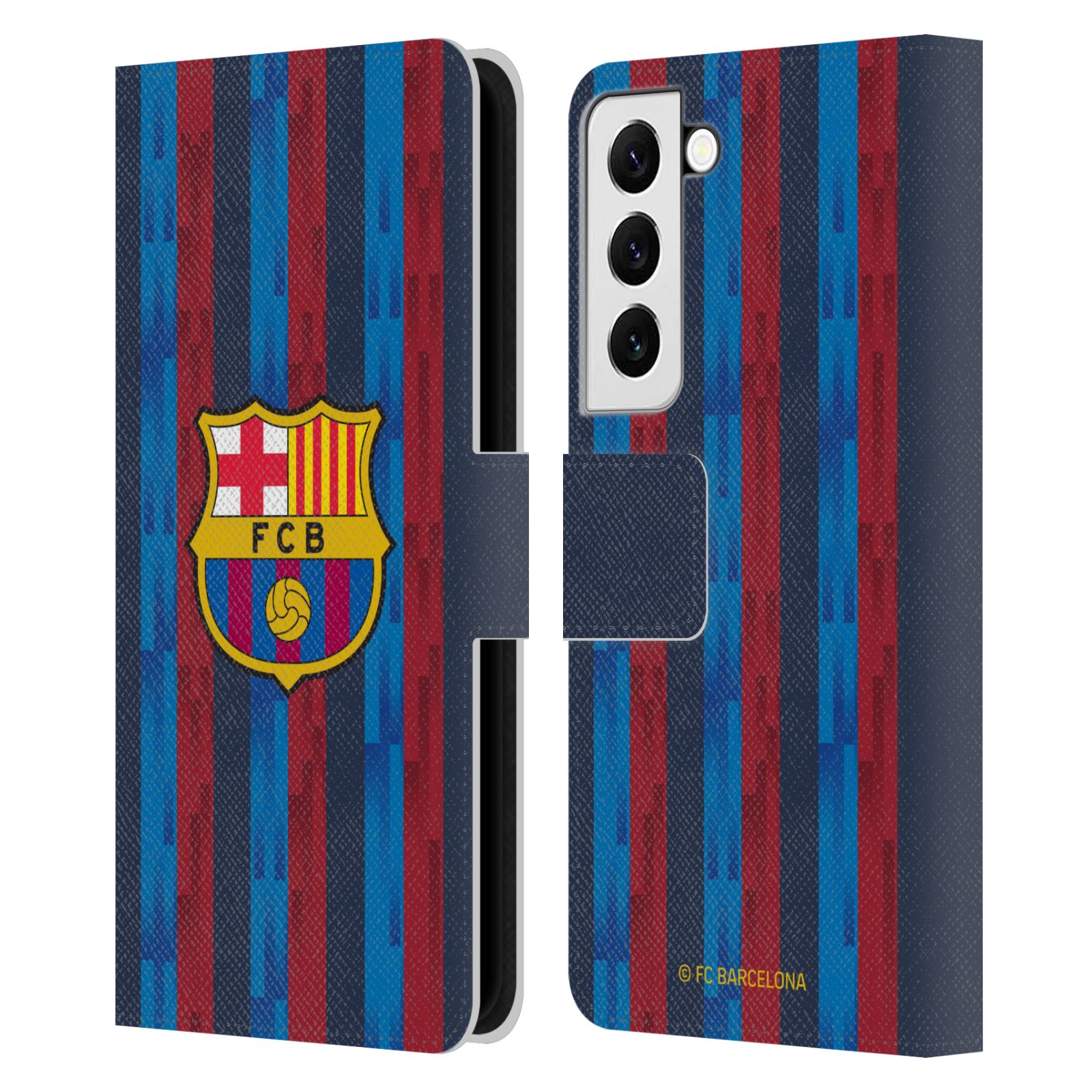 Pouzdro na mobil Samsung Galaxy S22 5G - HEAD CASE - FC Barcelona - Domácí dres 22/23