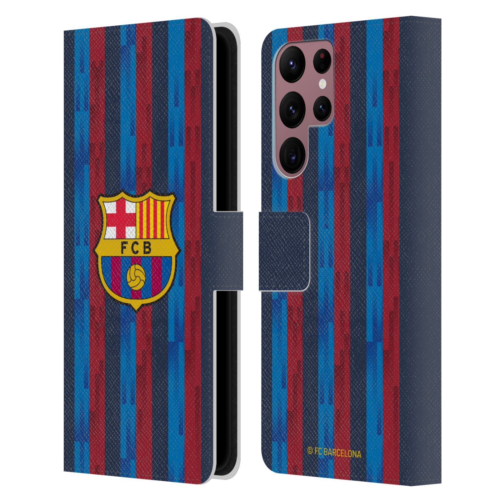 Pouzdro na mobil Samsung Galaxy S22 Ultra 5G - HEAD CASE - FC Barcelona - Domácí dres 22/23