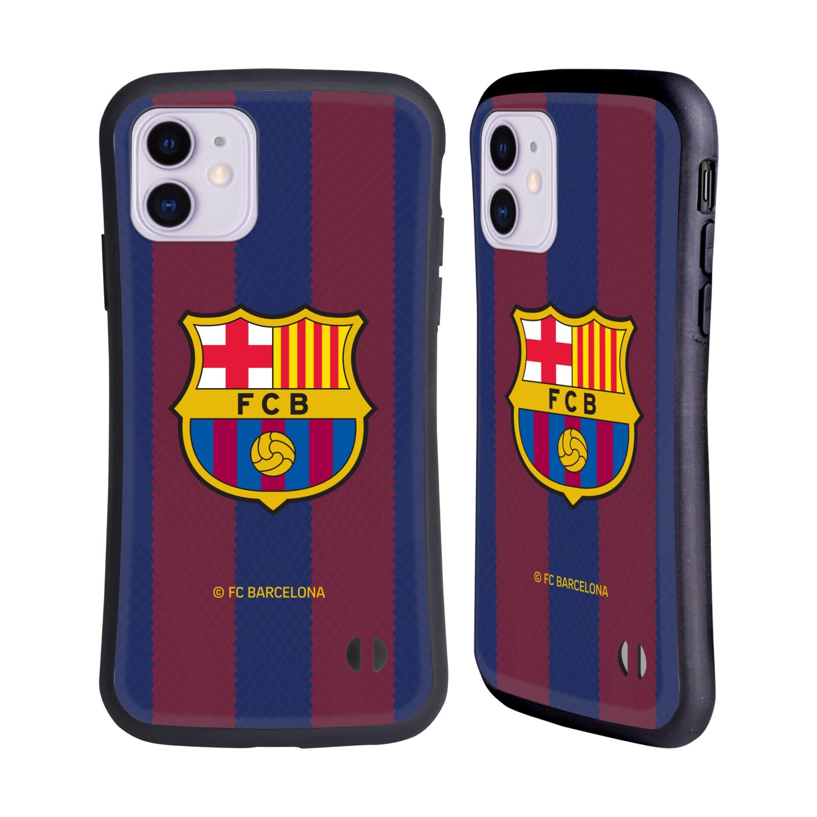 Odolný zadní obal pro mobil Apple Iphone 11 - HEAD CASE - FC Barcelona - Dres Domácí pruhy 23/24