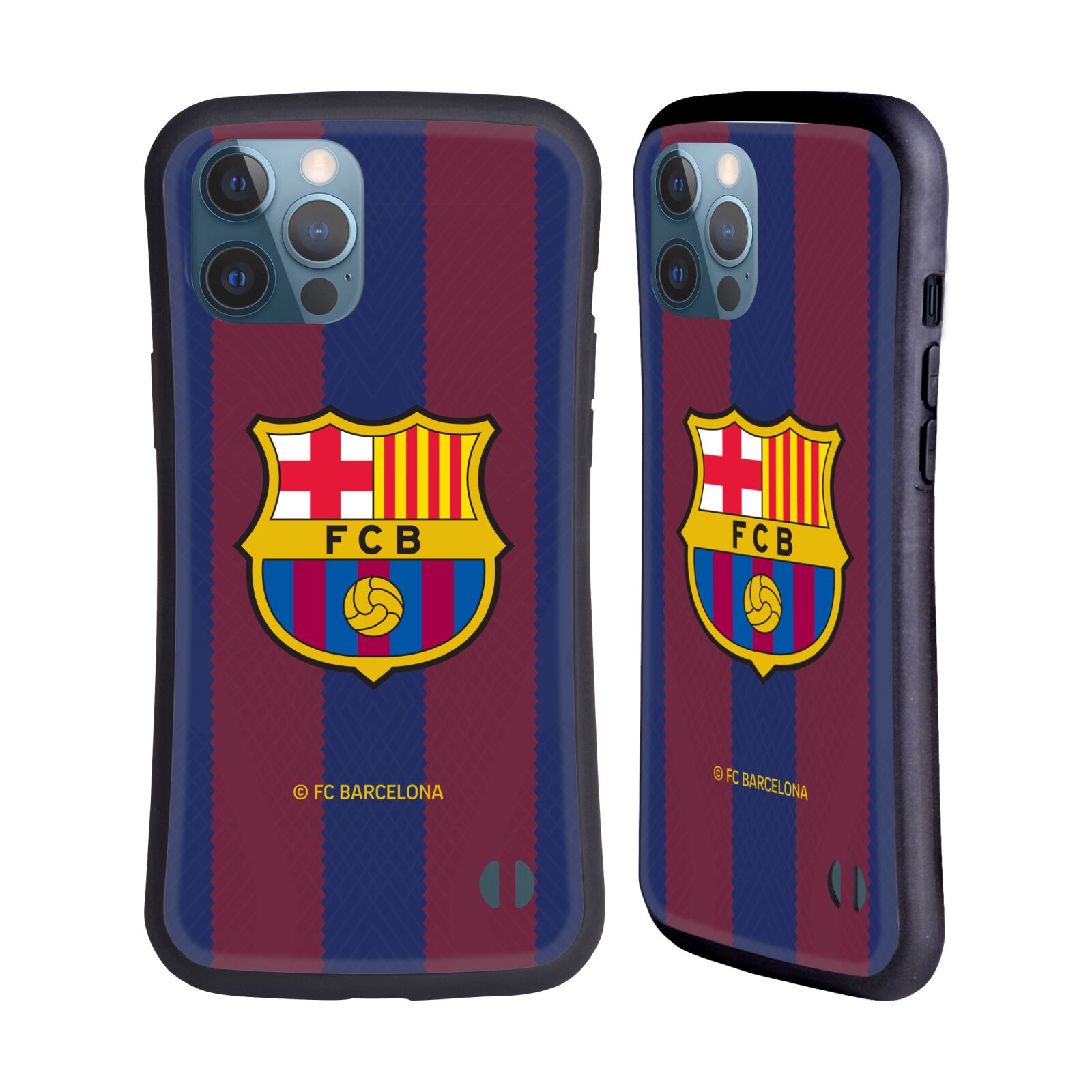 Odolný zadní obal pro mobil Apple iPhone 12 PRO MAX - HEAD CASE - FC Barcelona - Dres Domácí pruhy 23/24