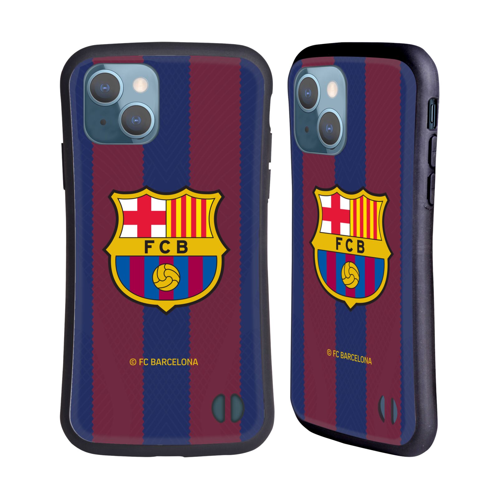 Odolný zadní obal pro mobil Apple iPhone 13 - HEAD CASE - FC Barcelona - Dres Domácí pruhy 23/24