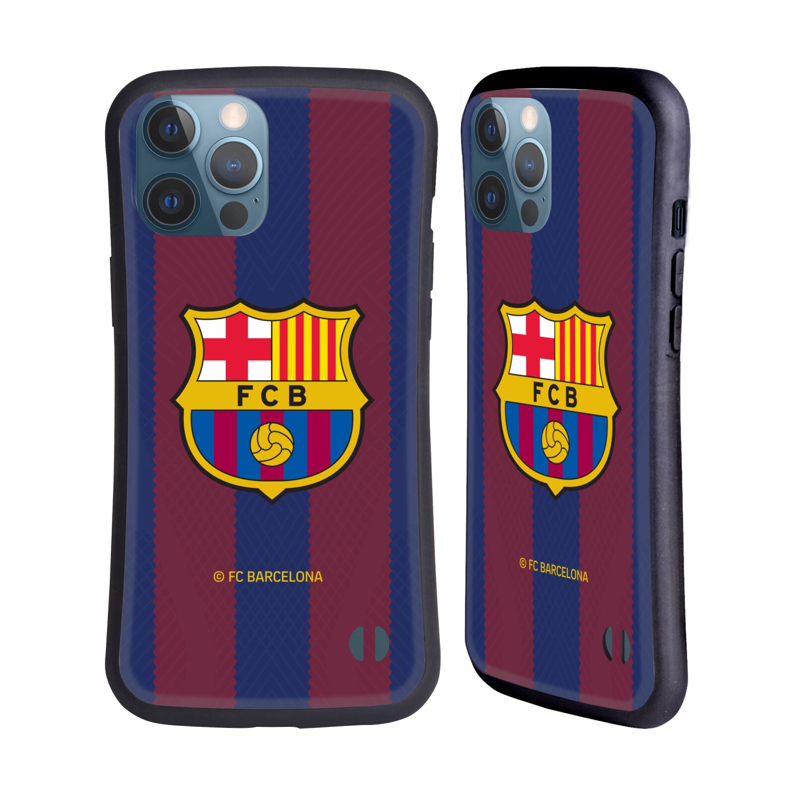 Odolný zadní obal pro mobil Apple iPhone 13 PRO MAX - HEAD CASE - FC Barcelona - Dres Domácí pruhy 23/24