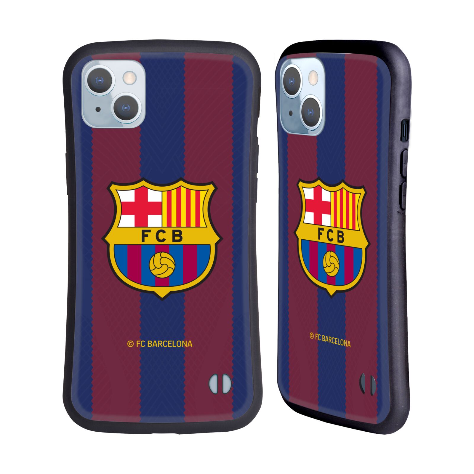 Odolný zadní obal pro mobil Apple iPhone 14 PLUS - HEAD CASE - FC Barcelona - Dres Domácí pruhy 23/24