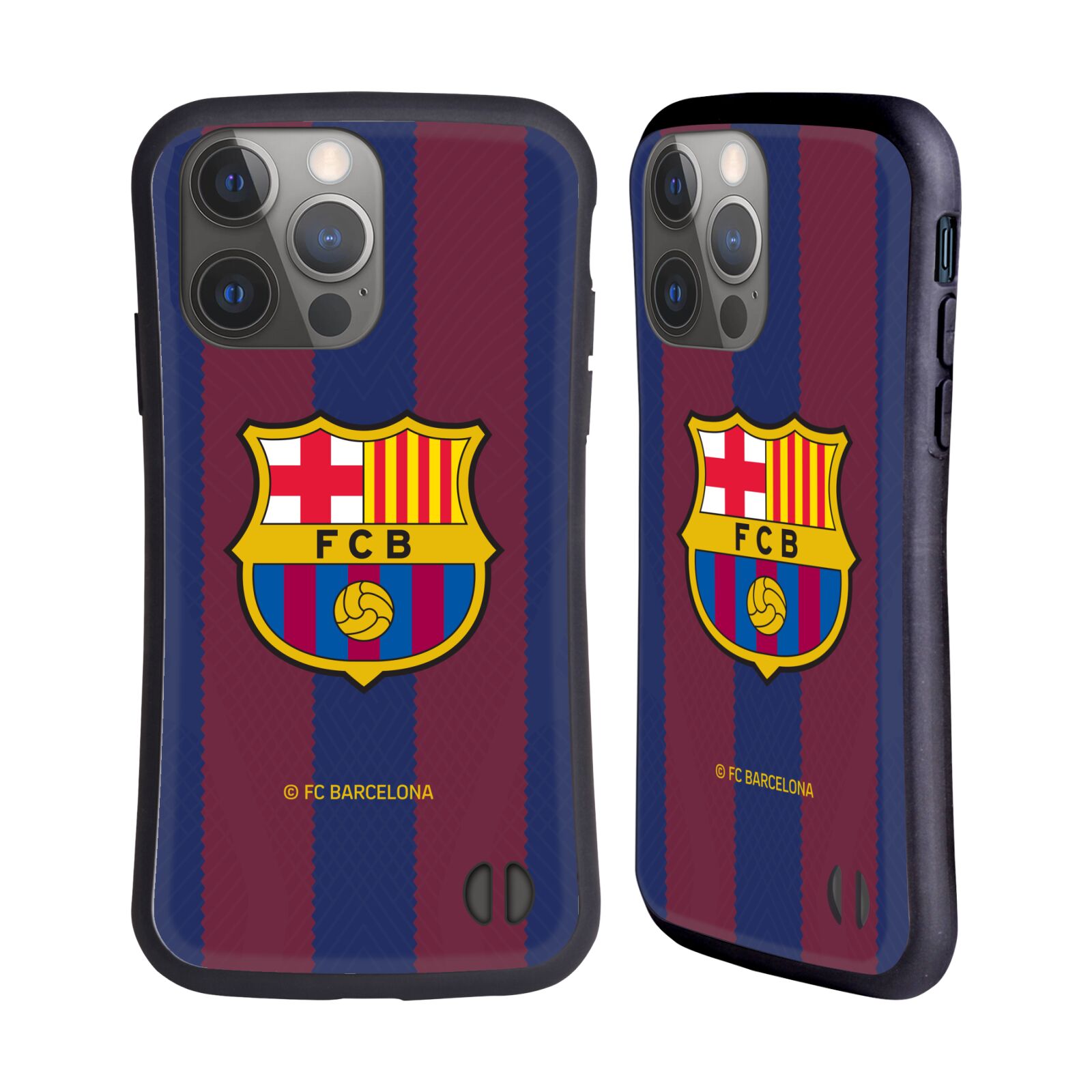 Odolný zadní obal pro mobil Apple iPhone 14 PRO - HEAD CASE - FC Barcelona - Dres Domácí pruhy 23/24