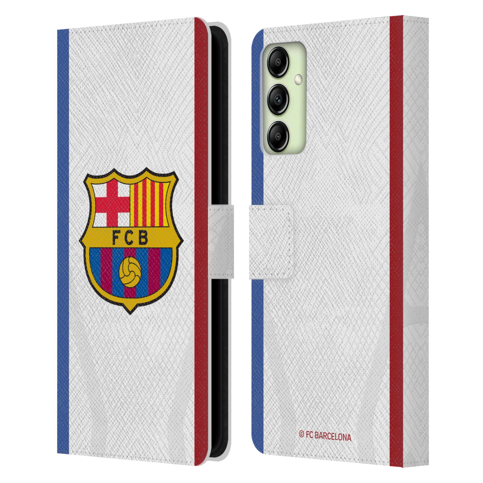 Pouzdro na mobil Samsung Galaxy A14 - HEAD CASE - FC Barcelona - Dres hosté 23/24 2
