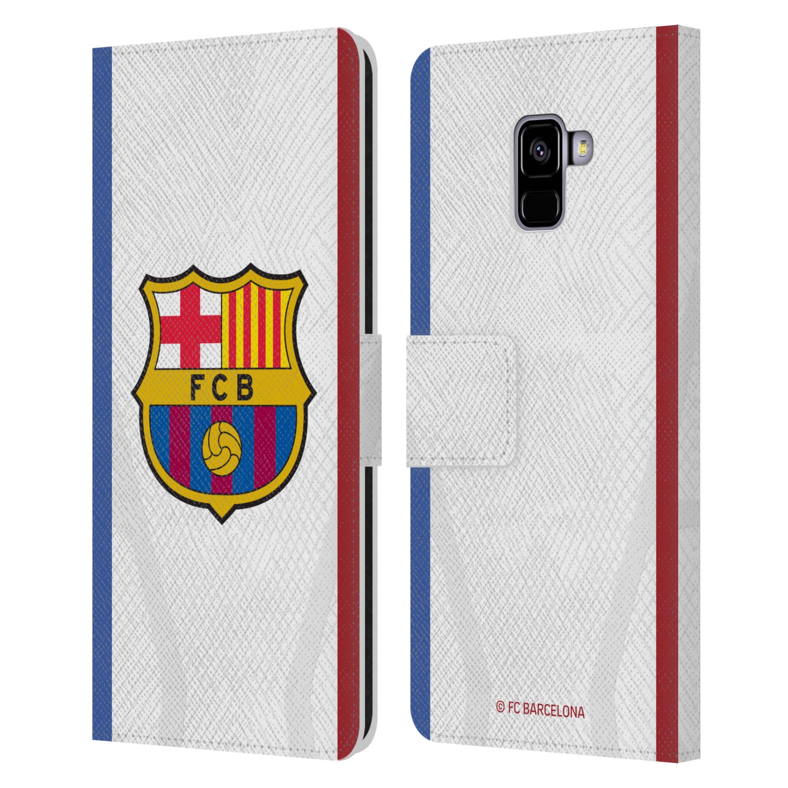 Pouzdro na mobil Samsung Galaxy A8+ 2018 - HEAD CASE - FC Barcelona - Dres hosté 23/24 2