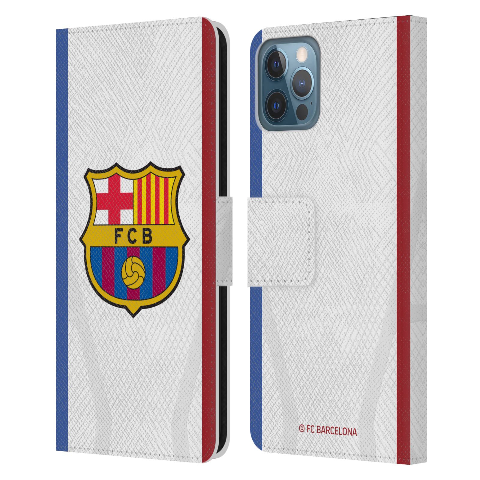 Pouzdro na mobil Apple Iphone 12 / 12 Pro - HEAD CASE - FC Barcelona - Dres hosté 23/24 2