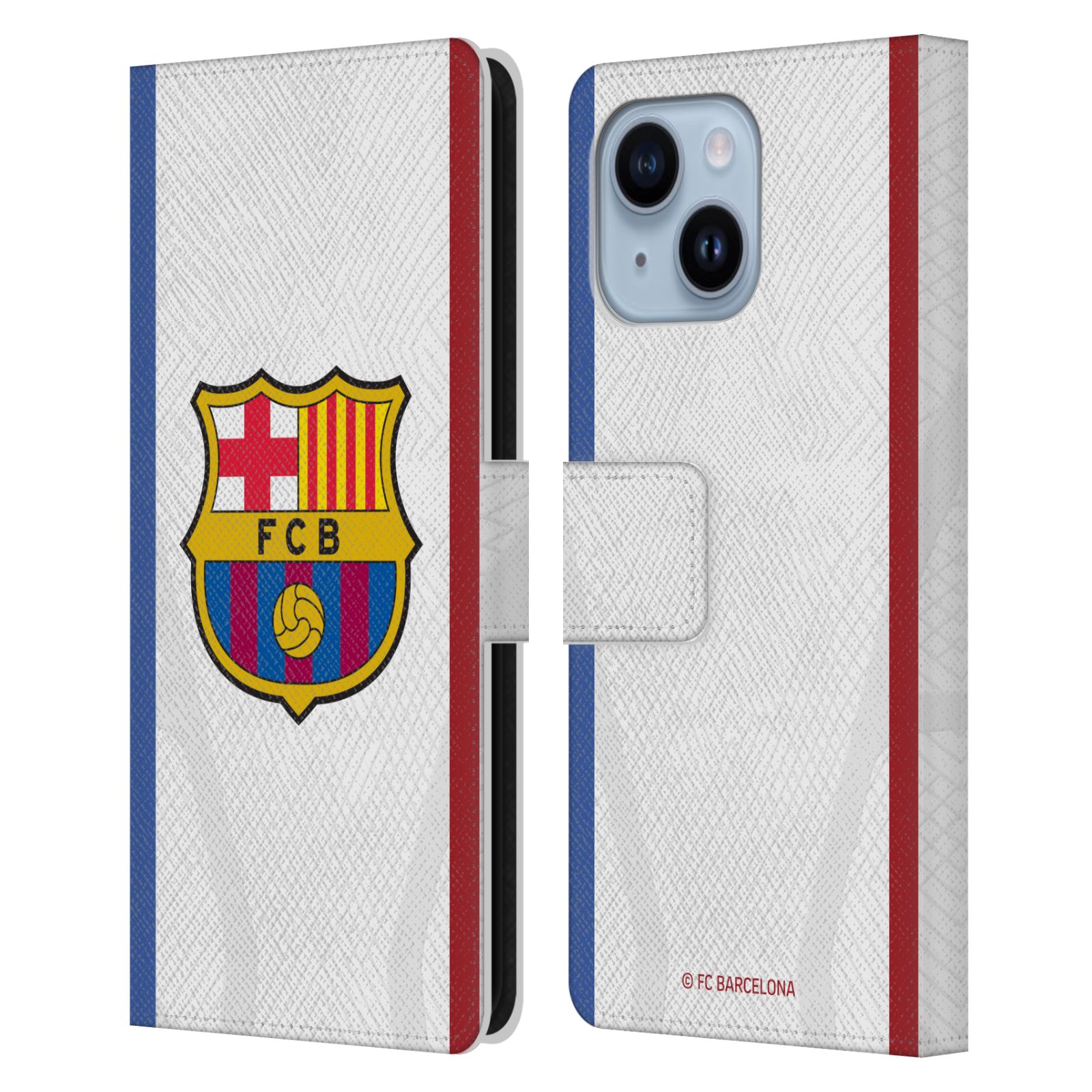 Pouzdro na mobil Apple Iphone 14 PLUS - HEAD CASE - FC Barcelona - Dres hosté 23/24 2