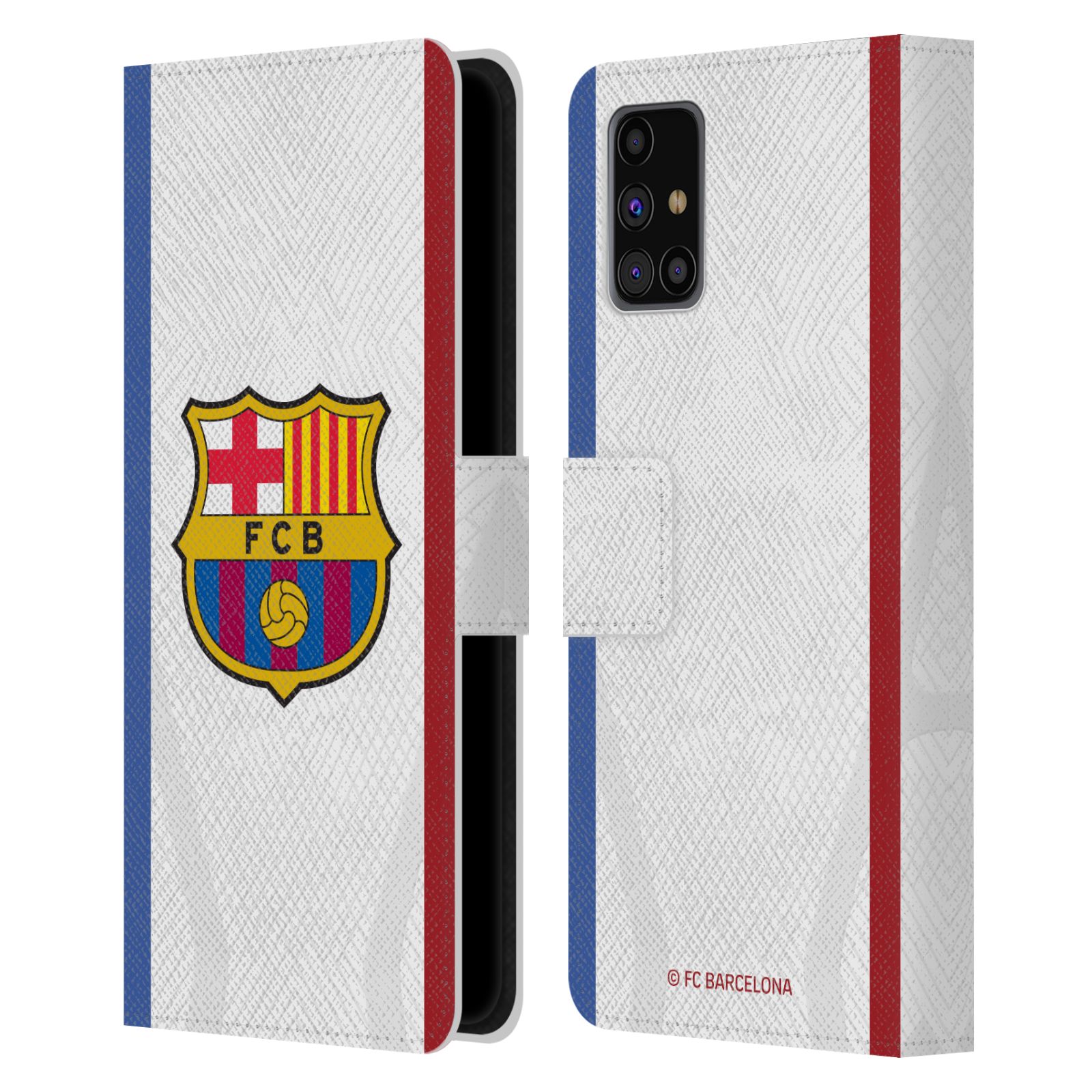 Pouzdro na mobil Samsung Galaxy M31s - HEAD CASE - FC Barcelona - Dres hosté 23/24 2