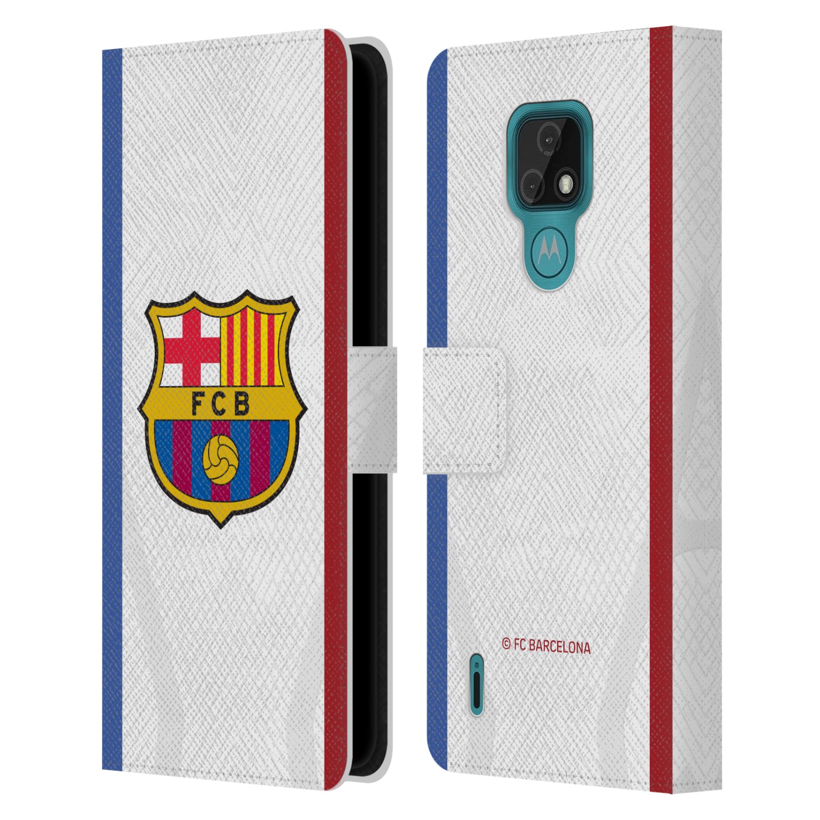 Pouzdro na mobil Motorola Moto E7 - HEAD CASE - FC Barcelona - Dres hosté 23/24 2
