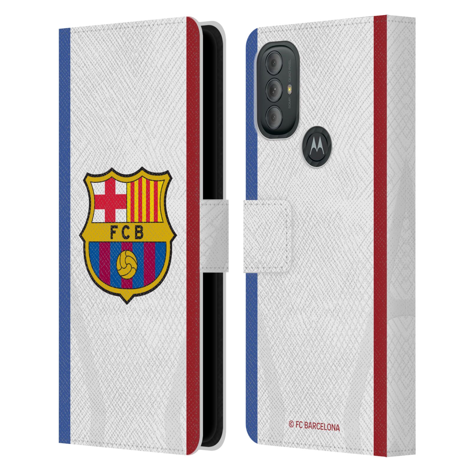 Pouzdro na mobil Motorola Moto G10 / G30 - HEAD CASE - FC Barcelona - Dres hosté 23/24 2