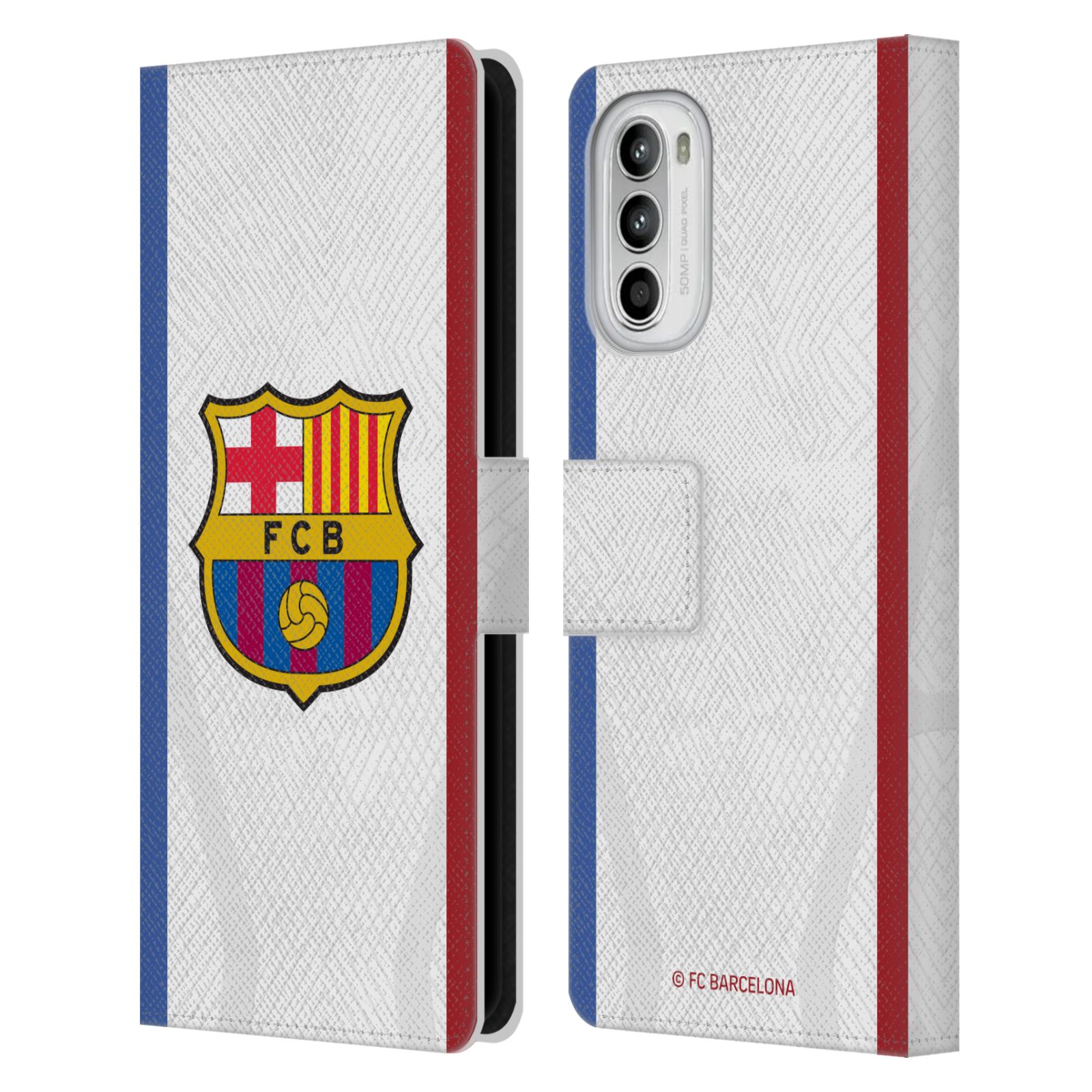 Pouzdro na mobil Motorola Moto G52 - HEAD CASE - FC Barcelona - Dres hosté 23/24 2