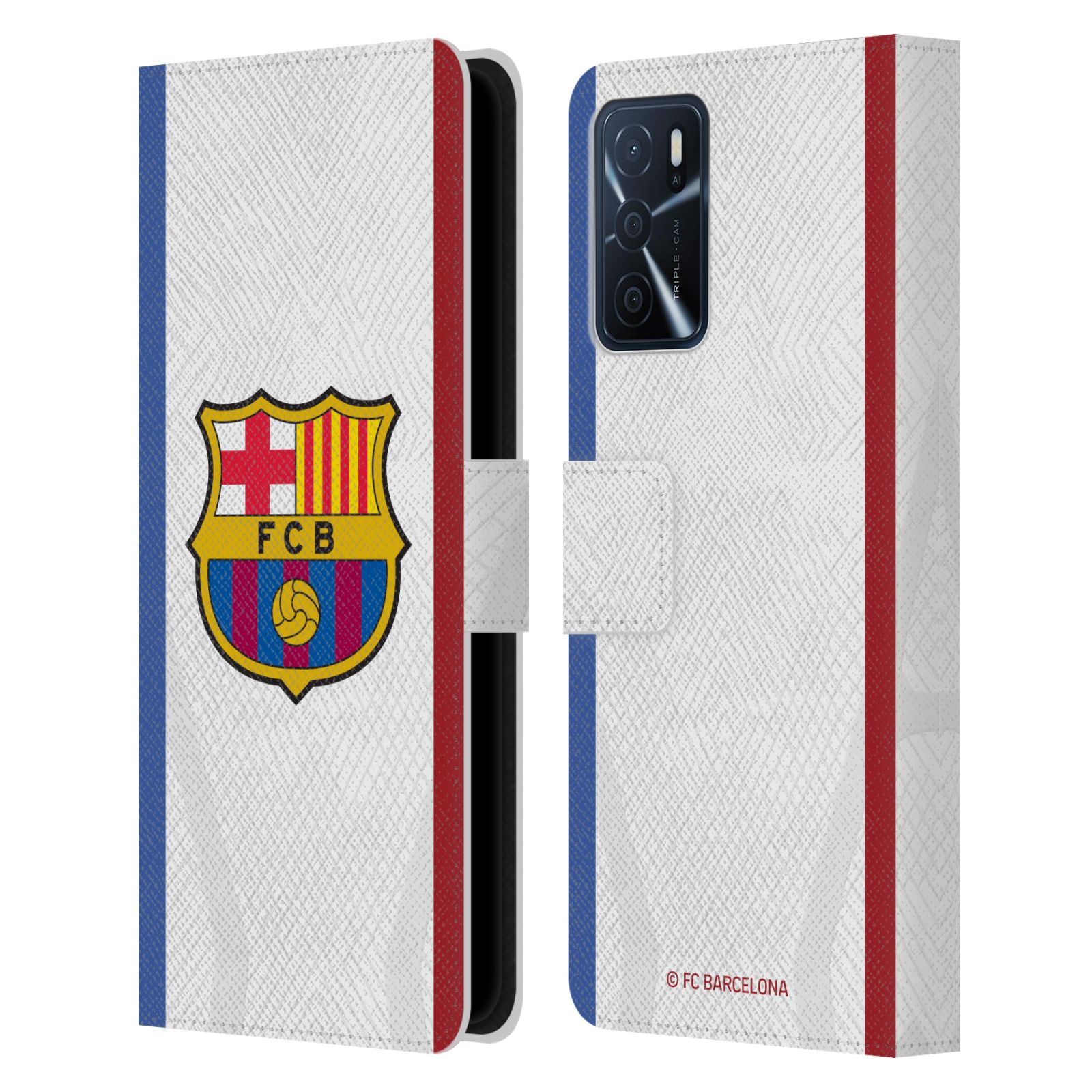 Pouzdro na mobil Oppo A16s - HEAD CASE - FC Barcelona - Dres hosté 23/24 2