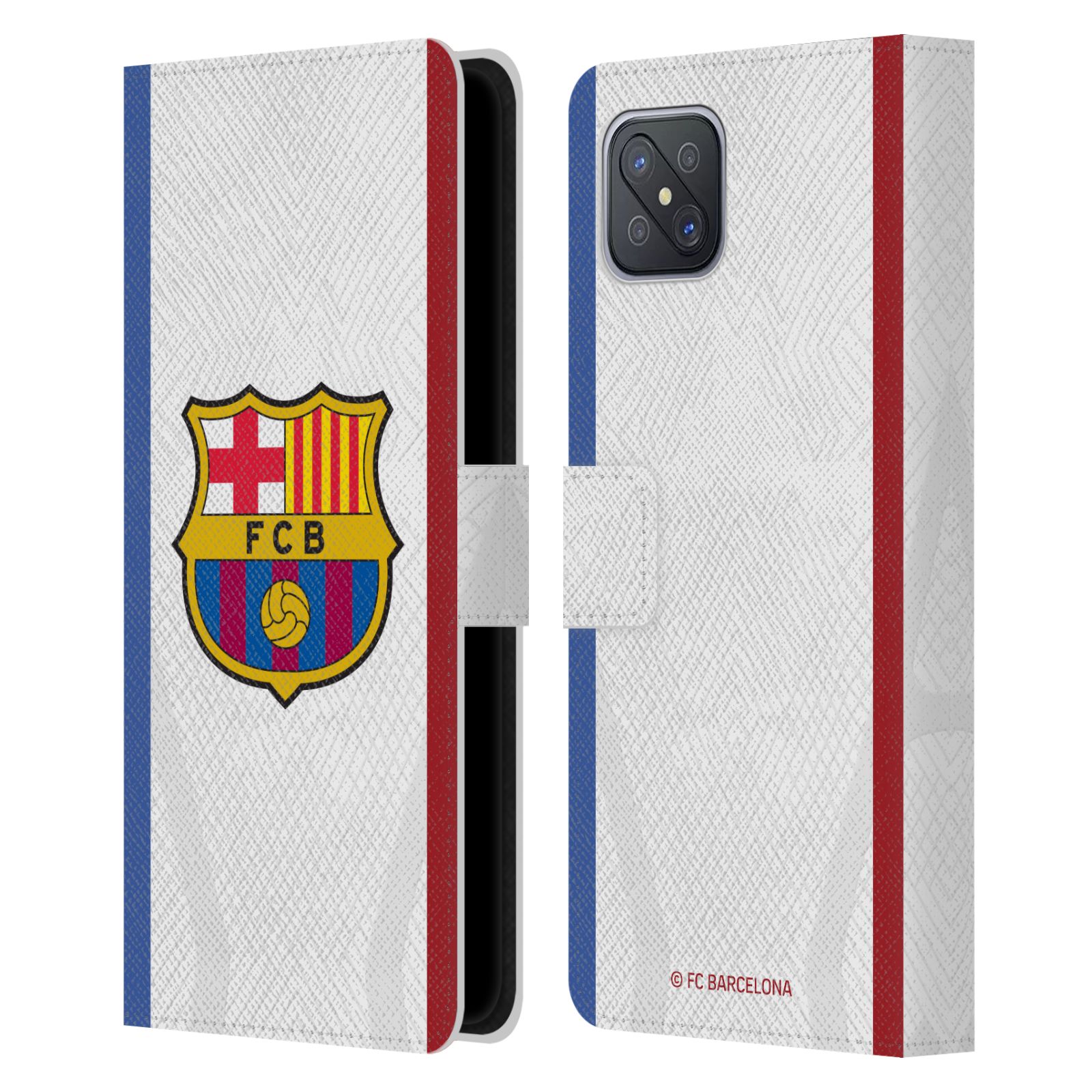 Pouzdro na mobil Oppo A92s - HEAD CASE - FC Barcelona - Dres hosté 23/24 2