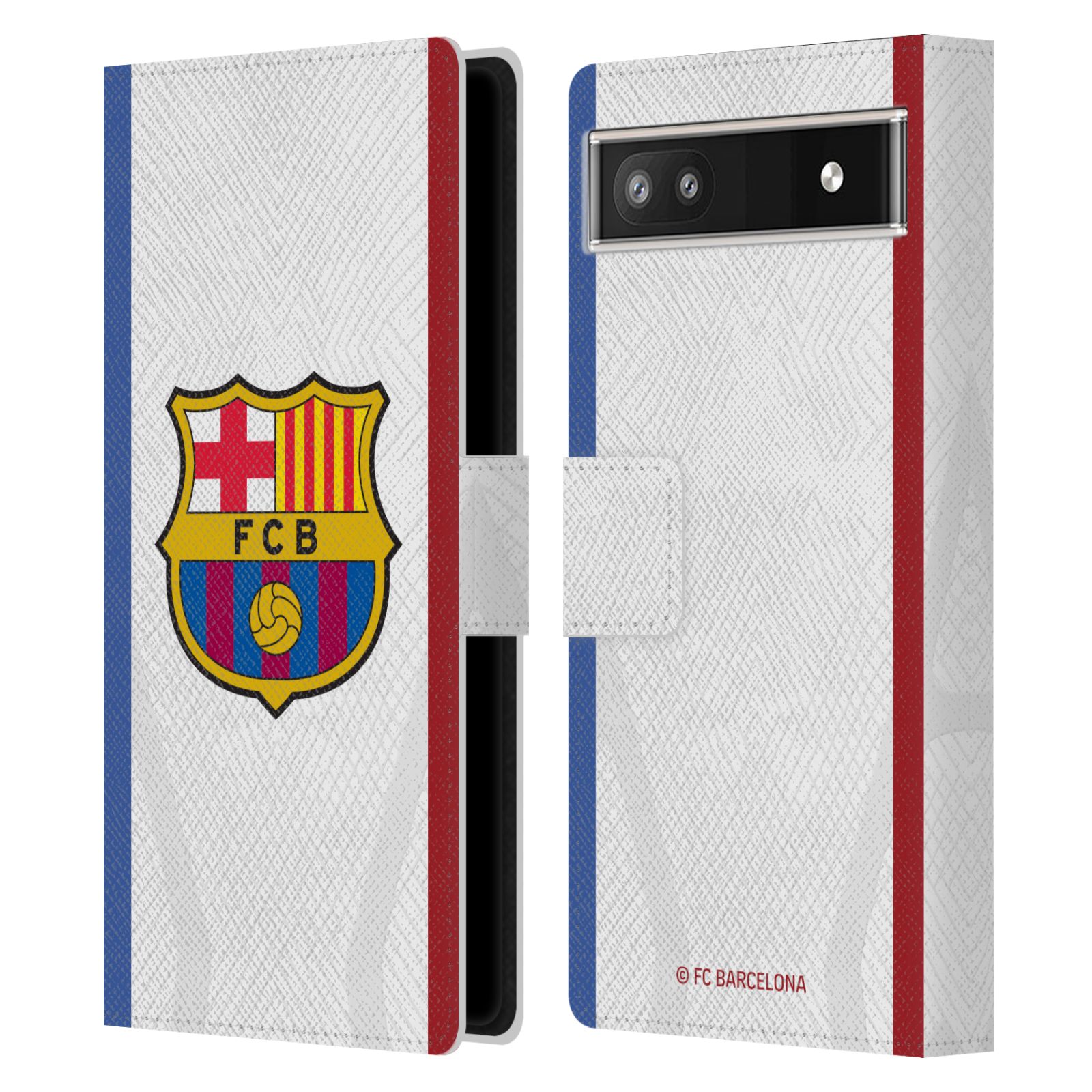 Pouzdro na mobil Google Pixel 6A  - HEAD CASE - FC Barcelona - Dres hosté 23/24 2