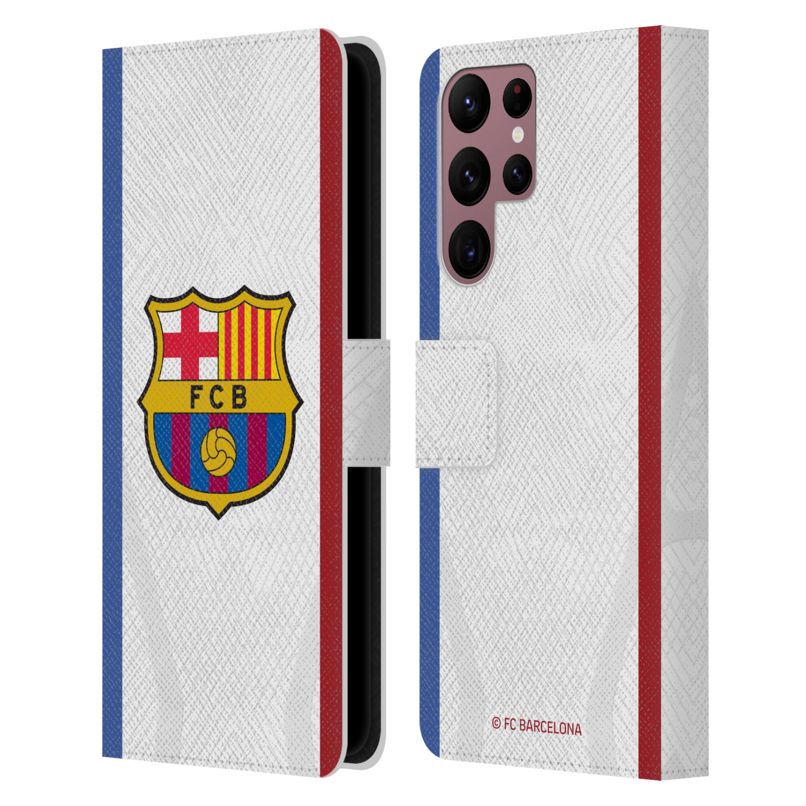 Pouzdro na mobil Samsung Galaxy S22 Ultra 5G - HEAD CASE - FC Barcelona - Dres hosté 23/24 2