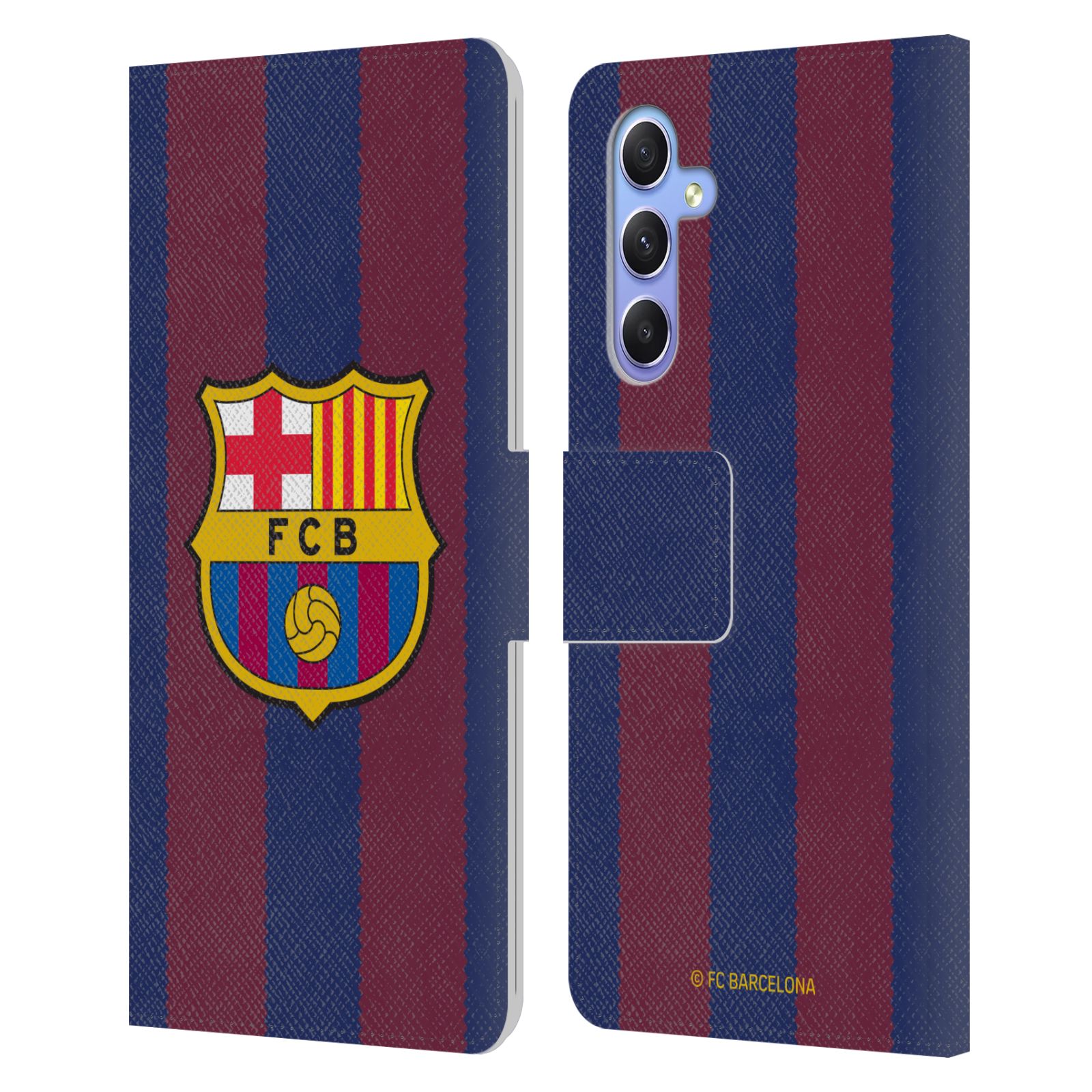 Pouzdro na mobil Samsung Galaxy A34 5G - HEAD CASE - FC Barcelona - Dres domácí 23/24
