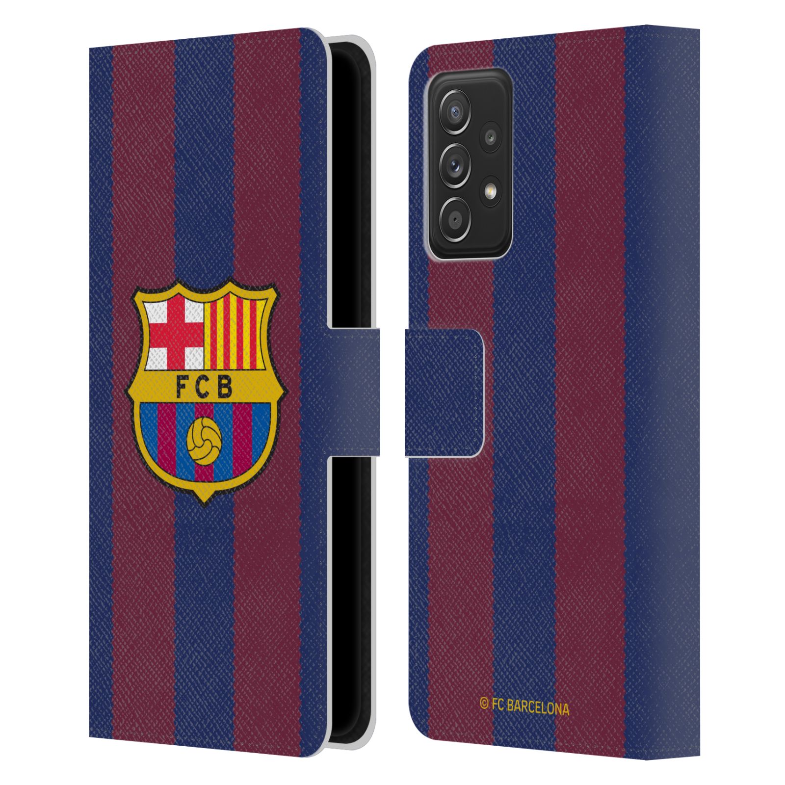 Pouzdro na mobil Samsung Galaxy A52 / A52 G - HEAD CASE - FC Barcelona - Dres domácí 23/24