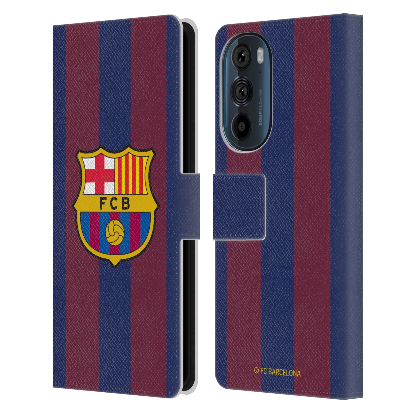 Pouzdro na mobil Motorola EDGE 30 - HEAD CASE - FC Barcelona - Dres domácí 23/24