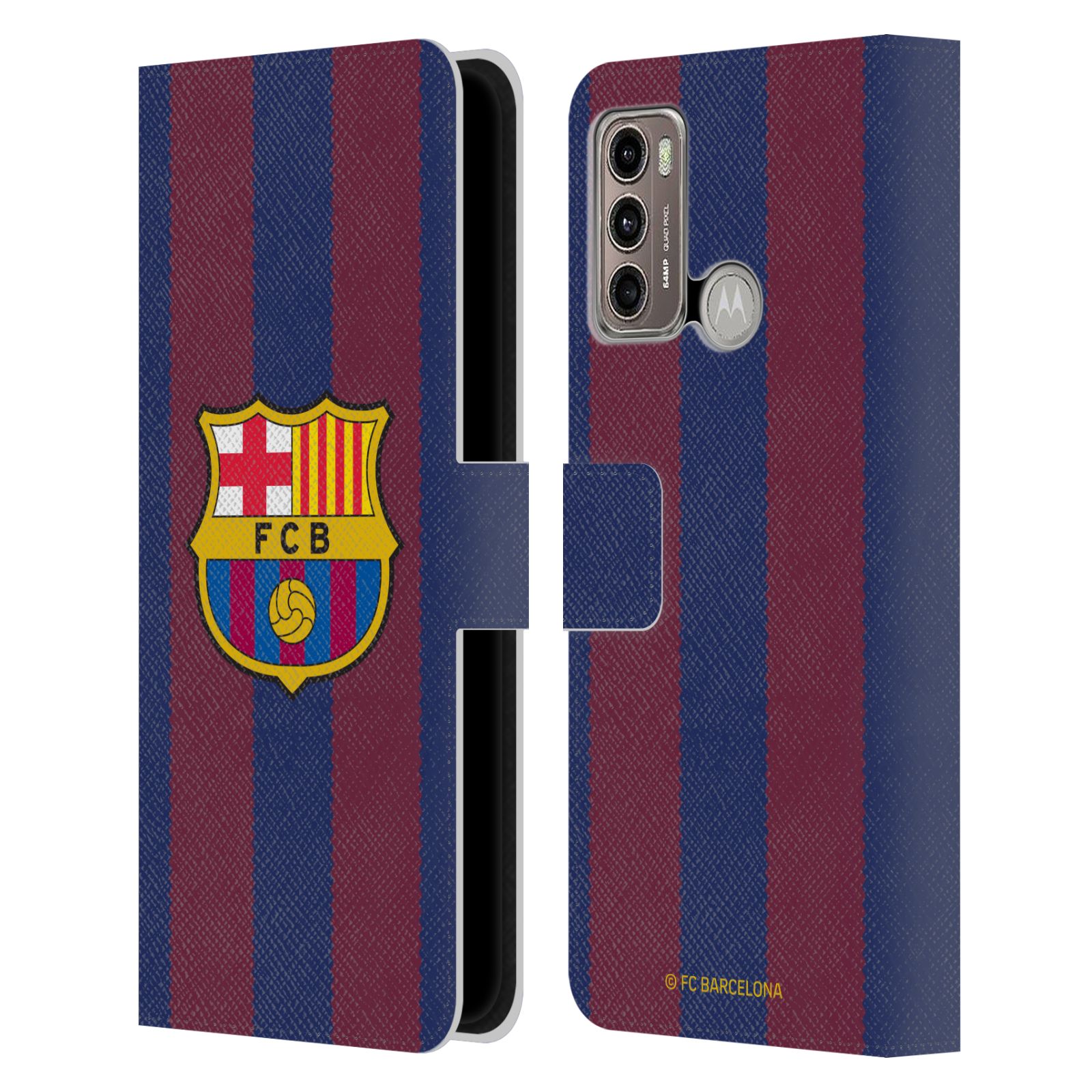 Pouzdro na mobil Motorola Moto G60 - HEAD CASE - FC Barcelona - Dres domácí 23/24