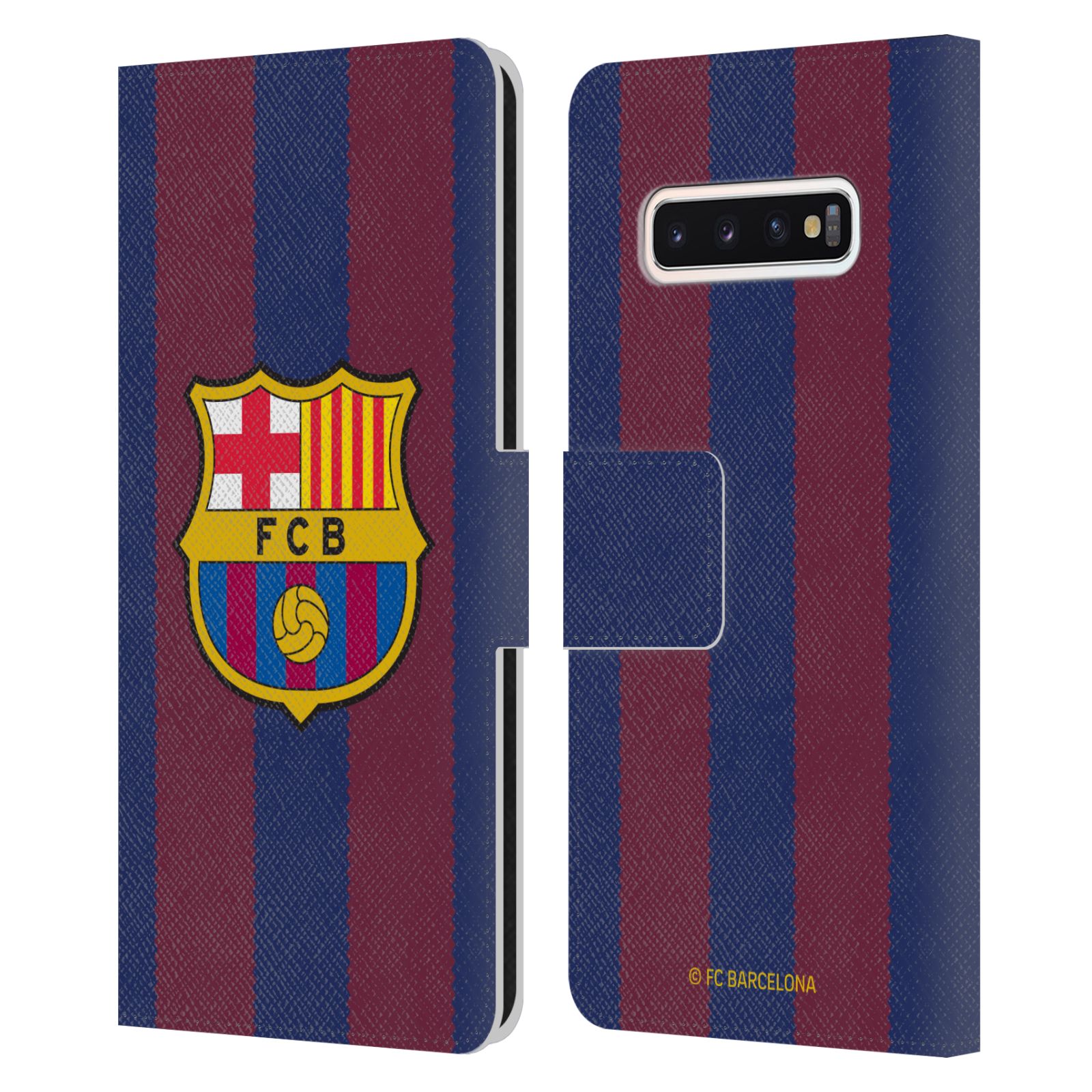 Pouzdro na mobil Samsung Galaxy S10 - HEAD CASE - FC Barcelona - Dres domácí 23/24