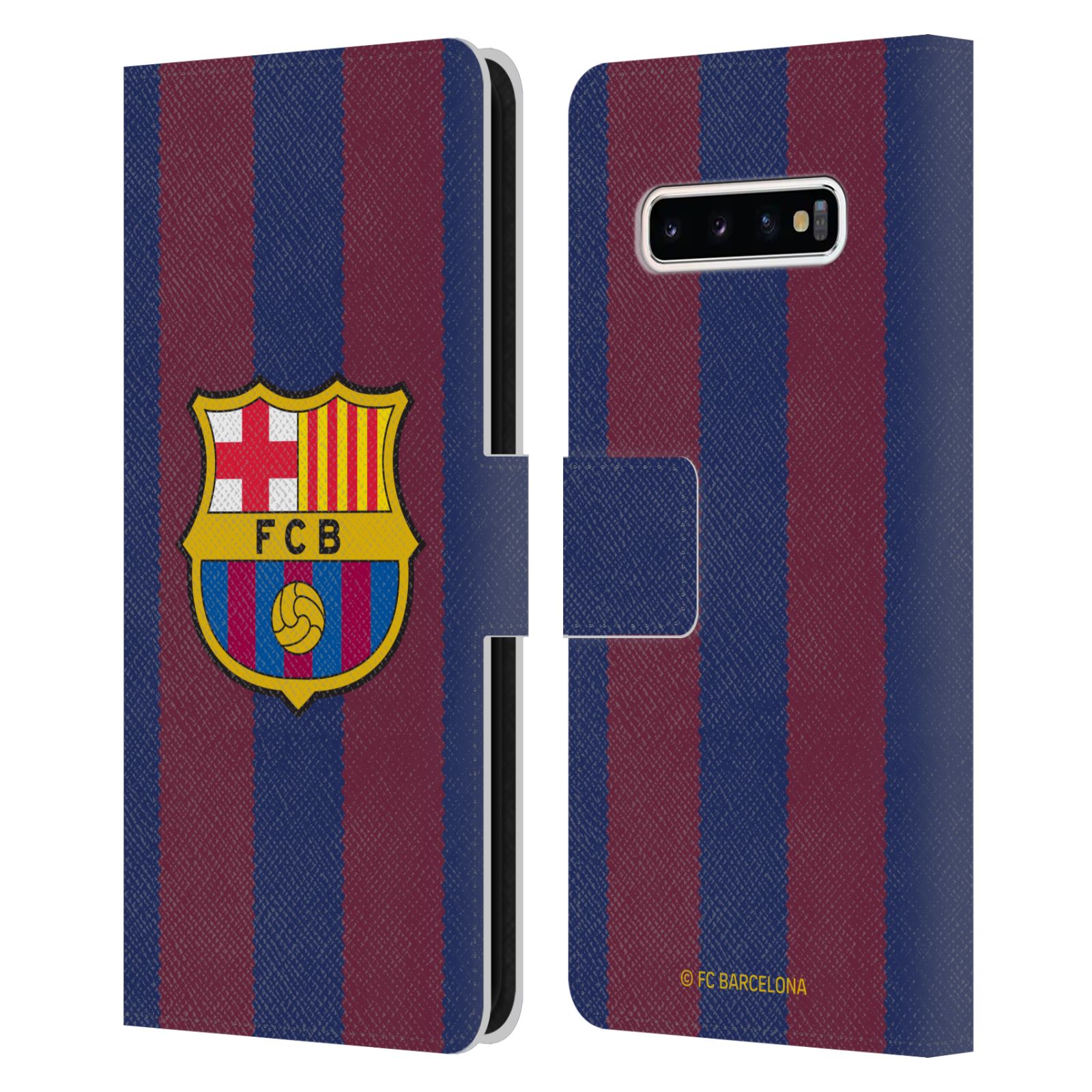 Pouzdro na mobil Samsung Galaxy S10+ - HEAD CASE - FC Barcelona - Dres domácí 23/24